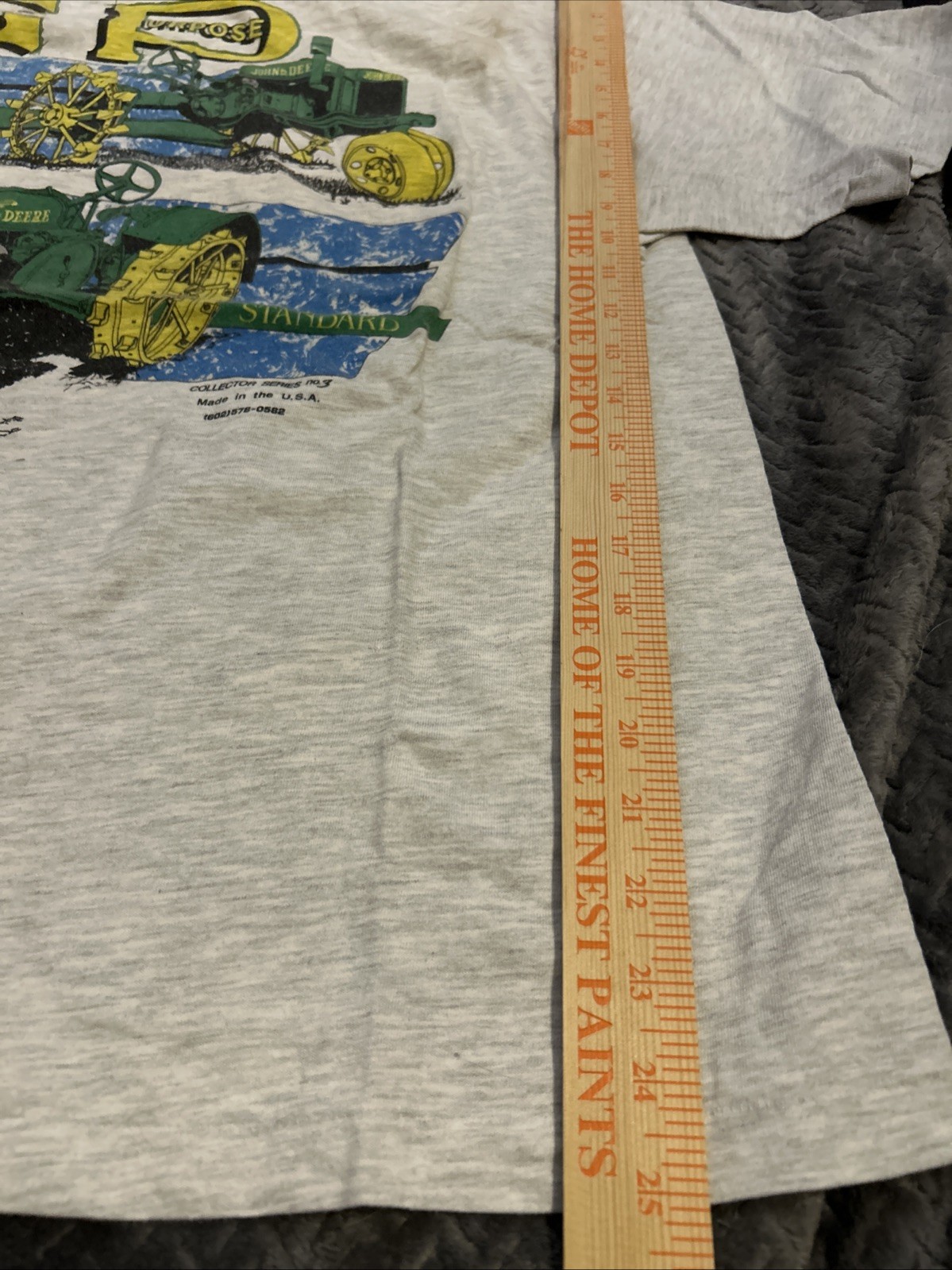 VTG Single Stitch John Deere GP General Purpose Antique Tractor T Shirt Large L