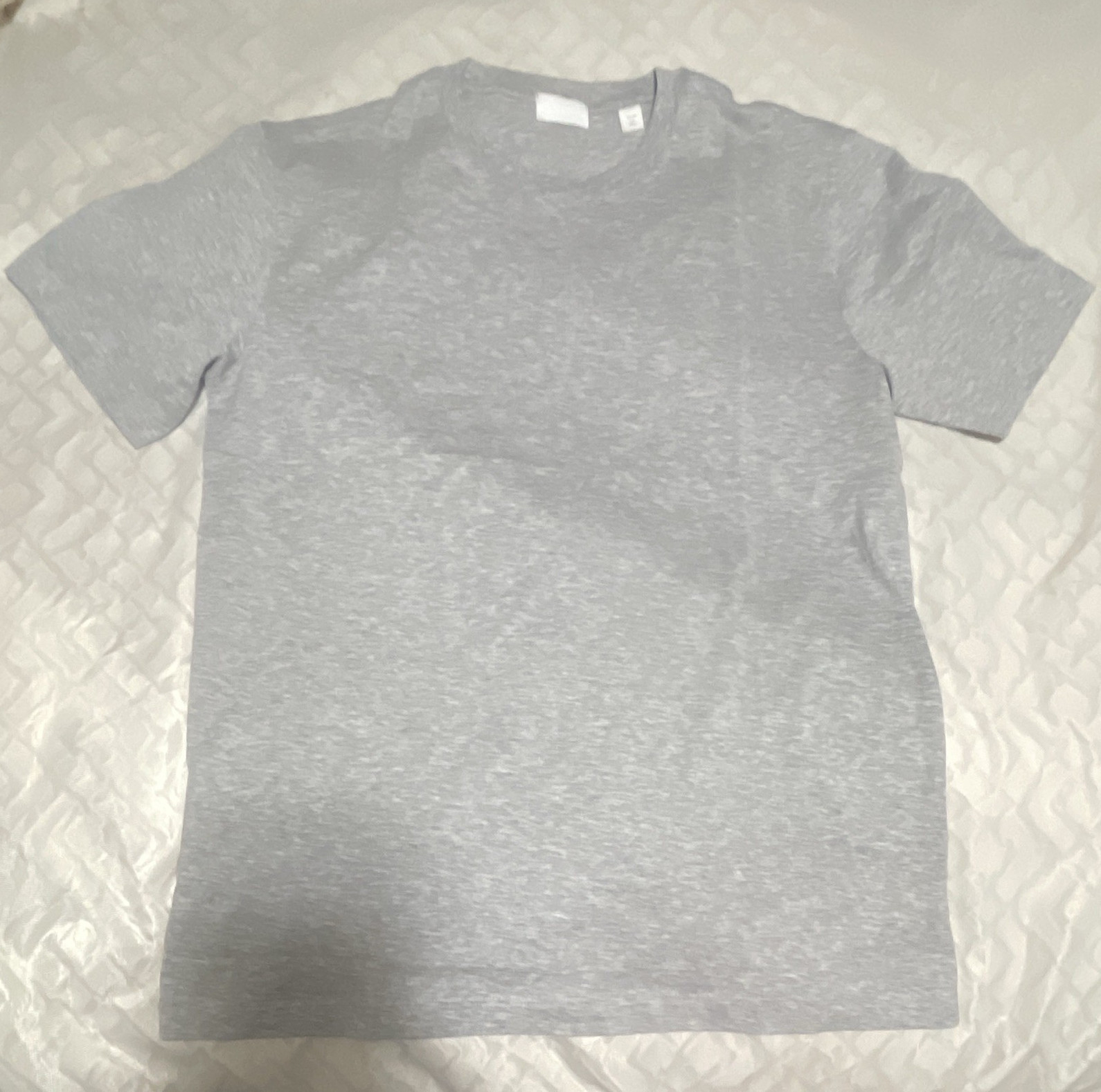 håndværk Men’s Gray Relaxed T-shirt Short Sleeve Size S