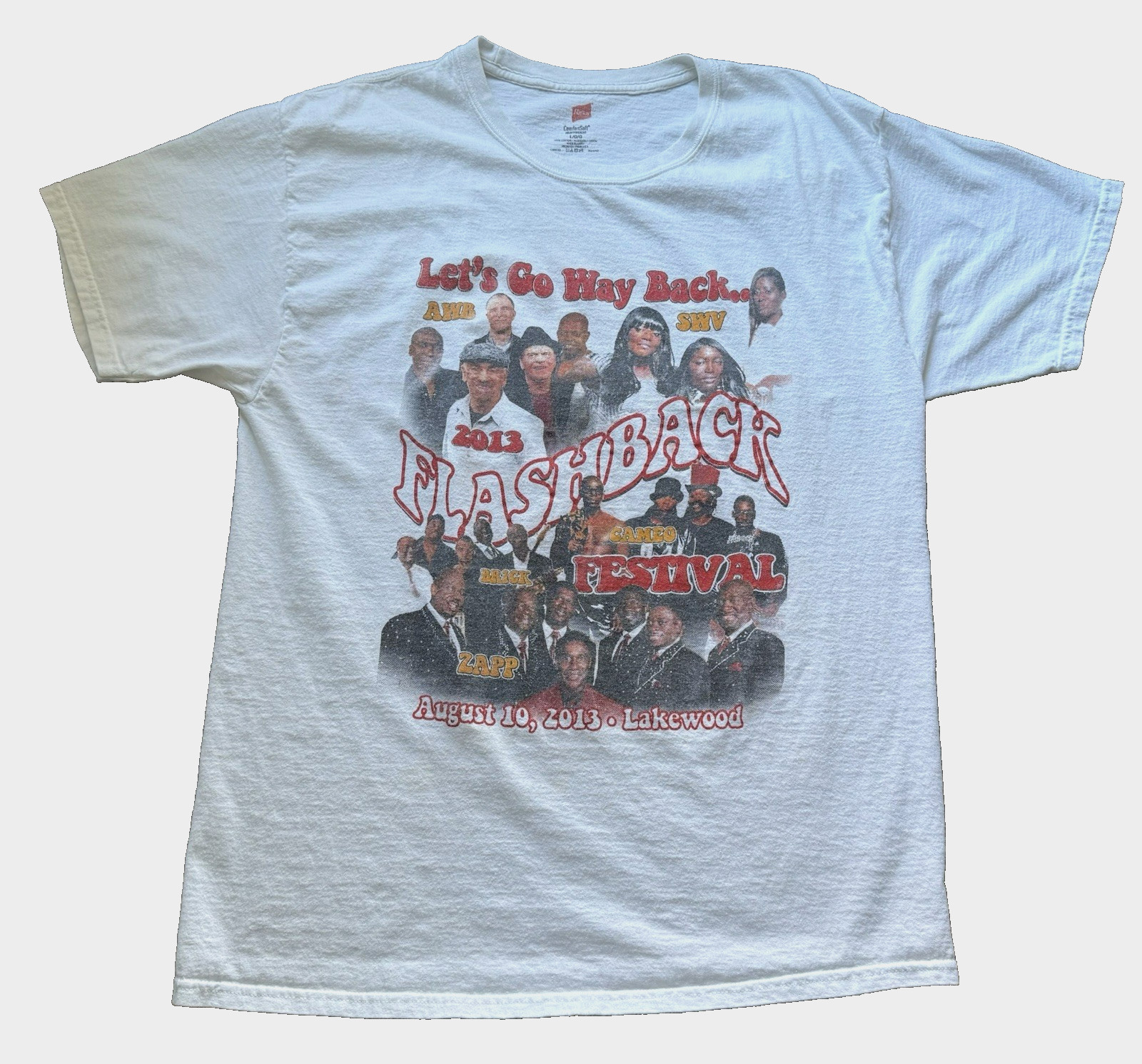 Atlanta Flashback Festival 2013 T Shirt Sz Large Music Concert Georgia Party Tee