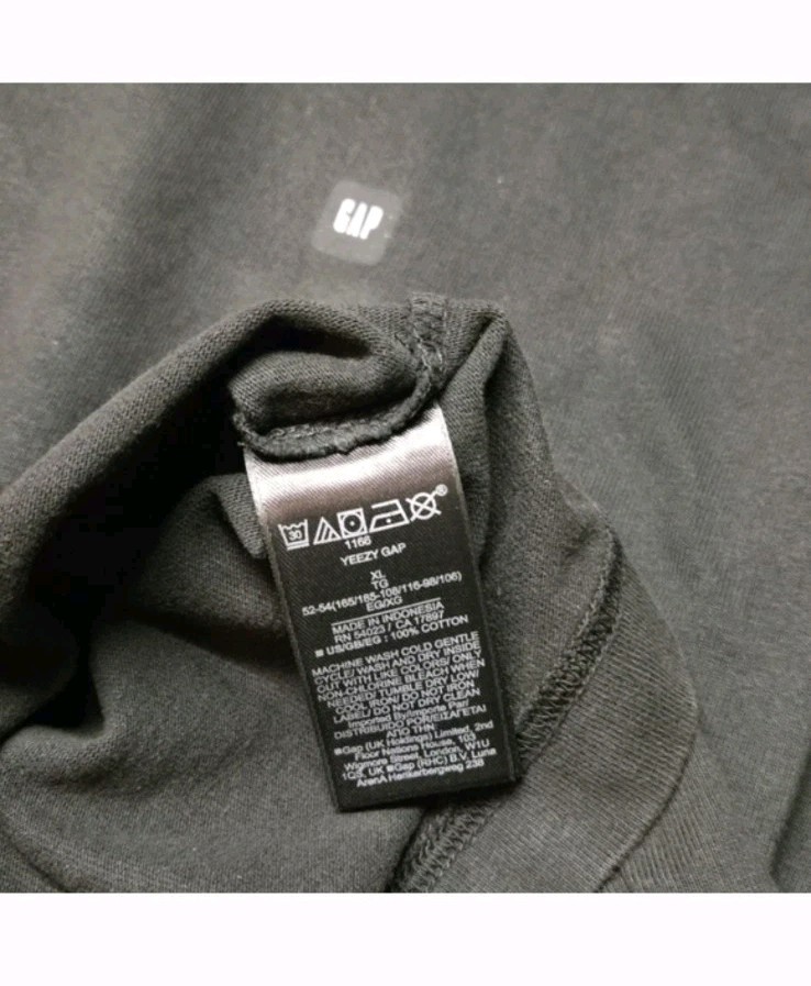 Yeezy Gap Engineered by Balenciaga Loose Tank Top Men XL Black NEW
