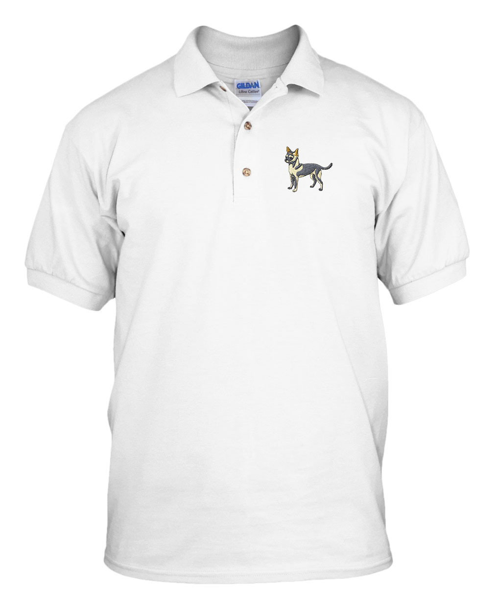 POLICE LOGO Embroidery Embroidered Unisex Adult Golf Polo Shirt