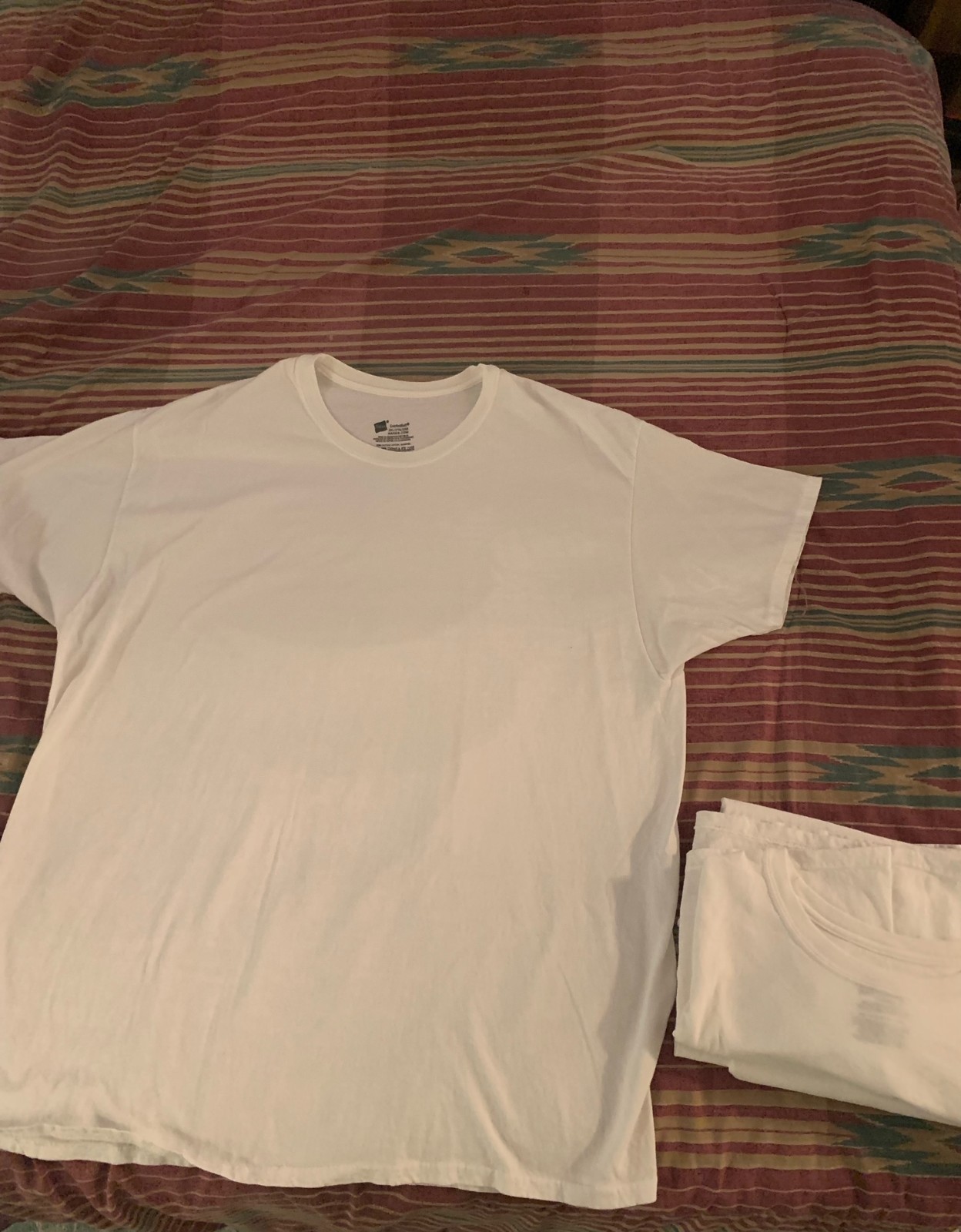 HANES 2XL White tee shirts (3 COUNT)