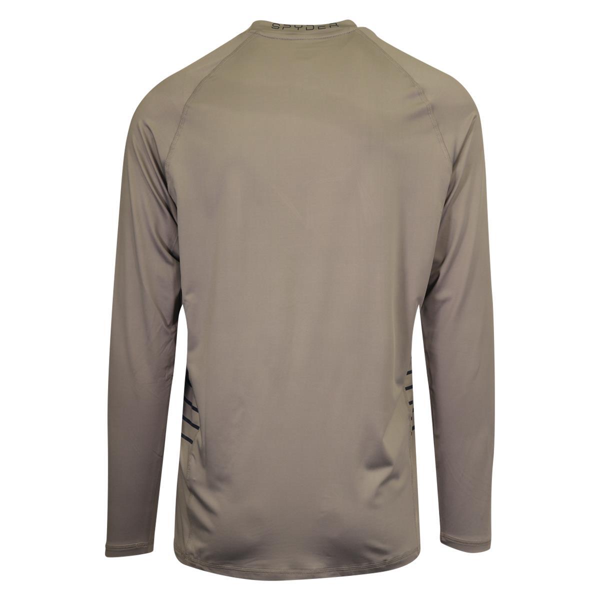 Spyder Men’s T-Shirt Grey UPF30+ Rash Guard L/S (S01E)