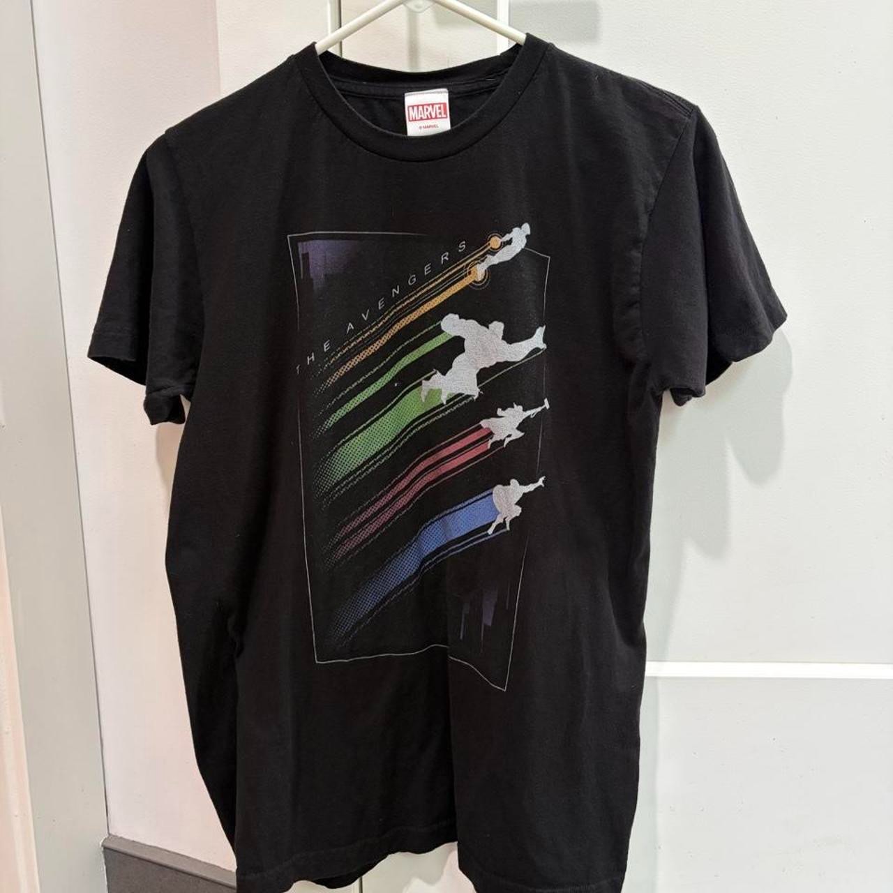 Marvel Comics The Avengers Graphic T-Shirt – Men’s Size M, Black mcu streetwear
