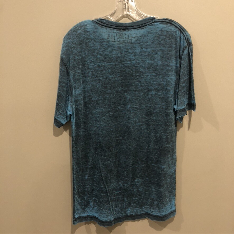 MARVEL Teal Black Ash Capt. America T-Shirt Sz Med (E1569)