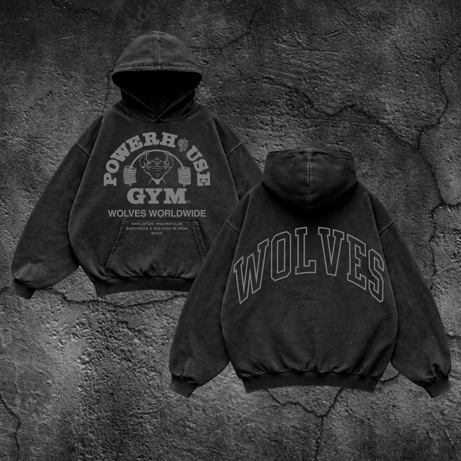 (Collection) Gold’s Gym Hoodie & T-shirt Bodybuilding For Men Clothing