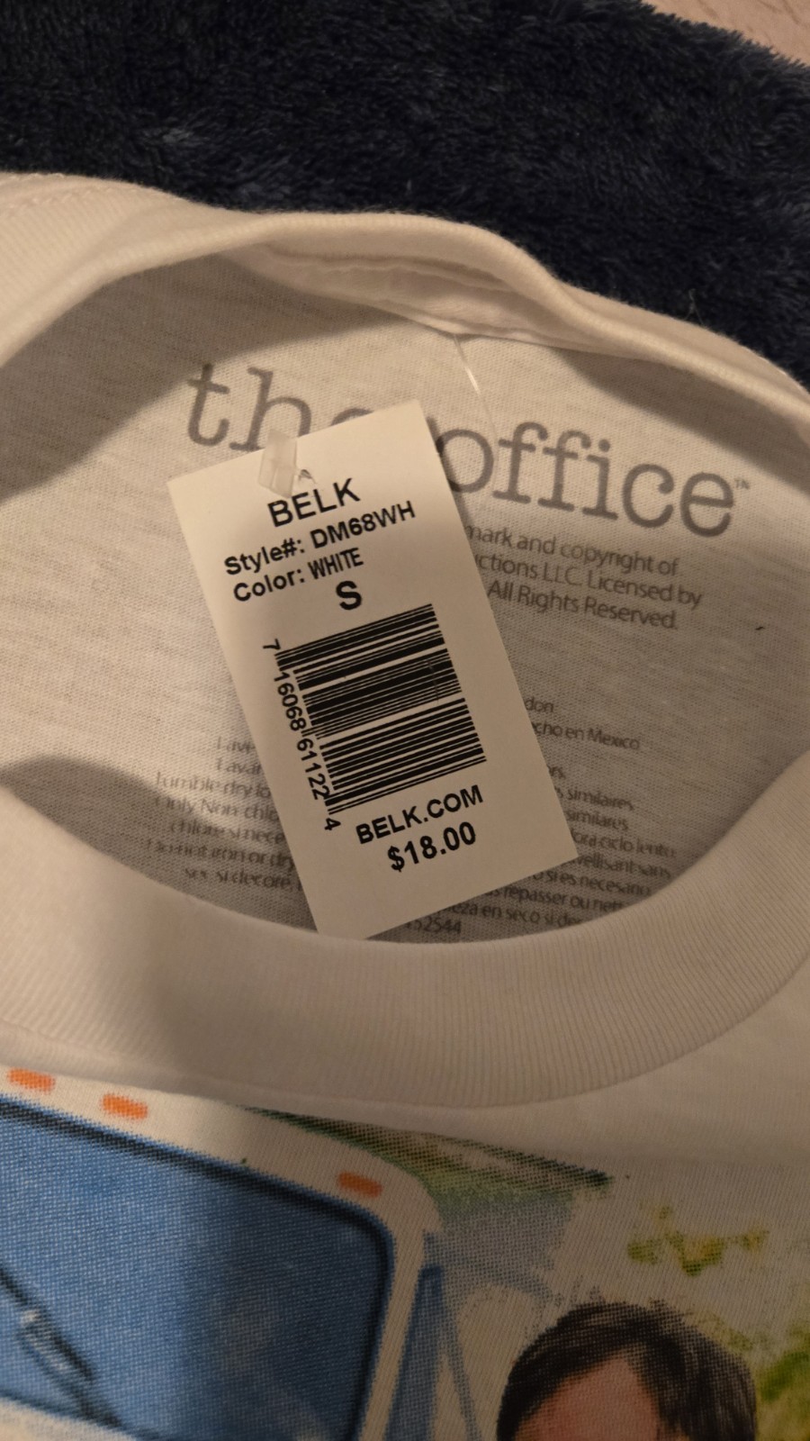 The Office Michael Scott & Dwight Schrute Trench Coat T-Shirt New w/tags Small