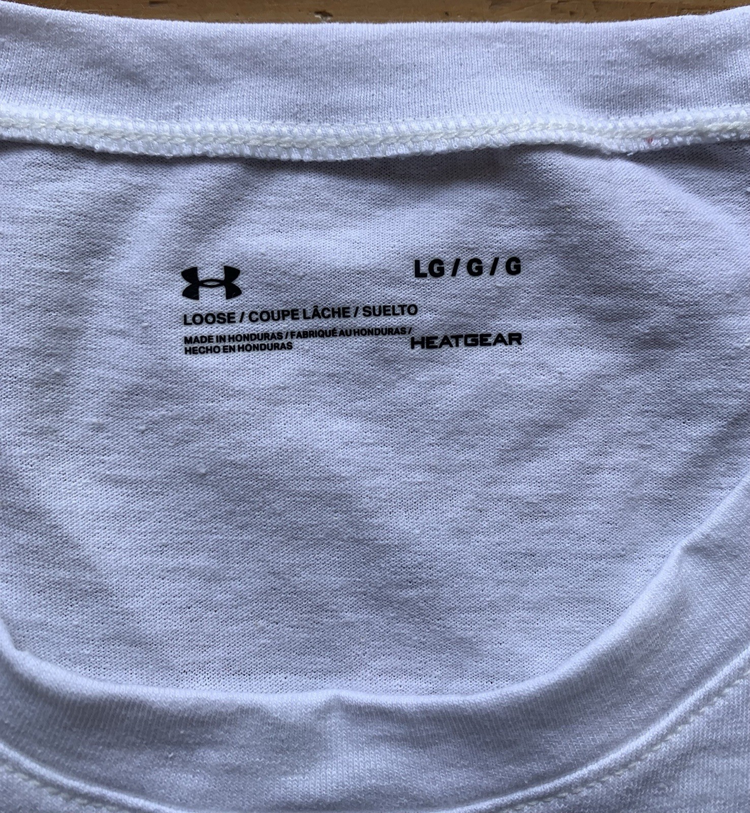 FACTORY SEALED Men’s Under Armour Loose Fit “I WILL” Shirt 1259077 – WHITE Sz LG