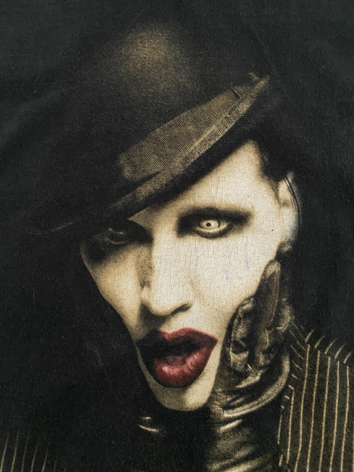 2003 Marilyn Manson Golden Age Of The Grotesque Tour Vintage T-Shirt | Size M