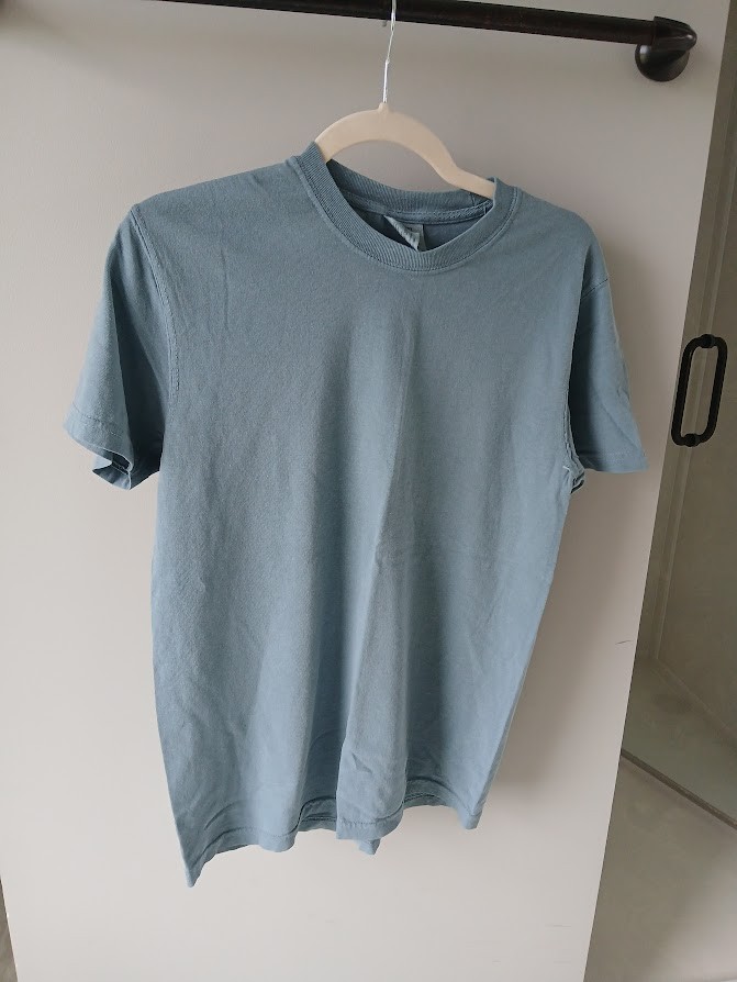 Comfort Colors Blank T-Shirt Ice Blue – 10 SHIRTS – VARIOUS SIZES – S, M, L, XL