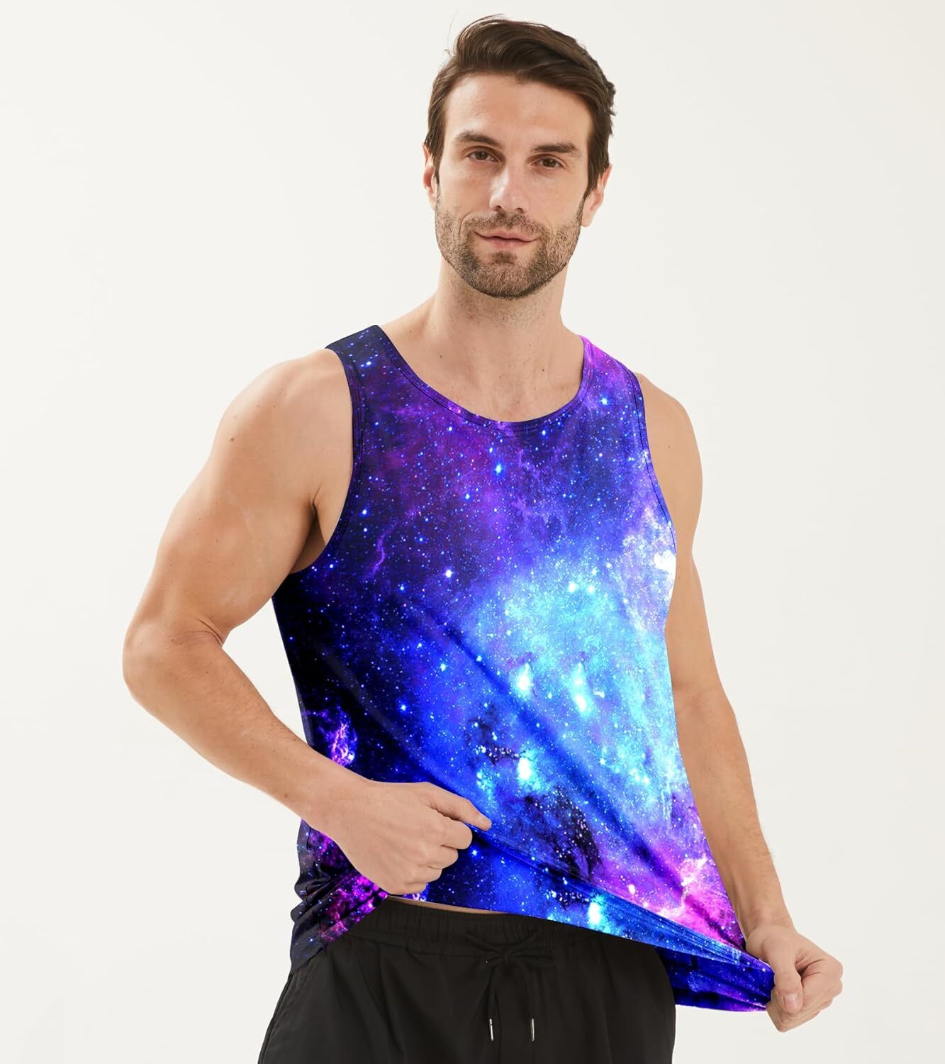 Mens Tank Tops Funny Graphic Summer Sleeveless Tank Top,comfortable, breathable