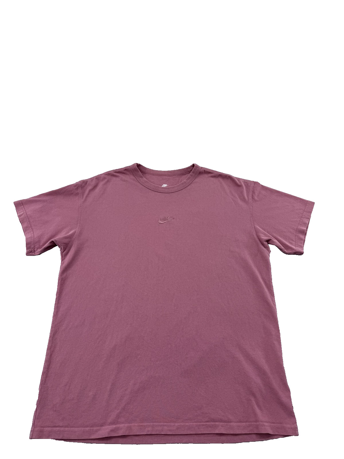 Nike The Nike Tee Mens L Light Mauve Cotton Short Sleeve Loose Fit