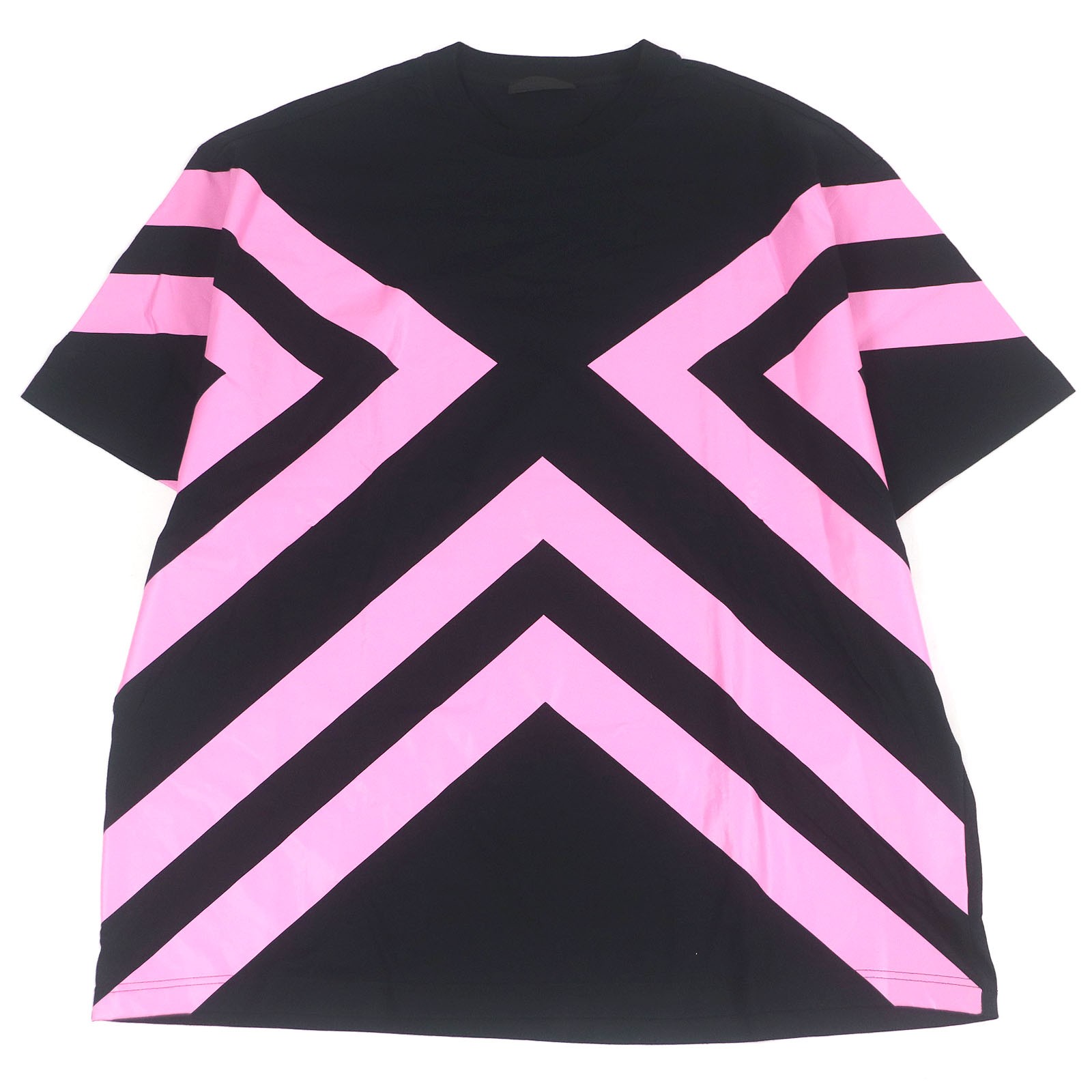 Prada Triangle Logo Cotton T-shirt – DUTY FREE