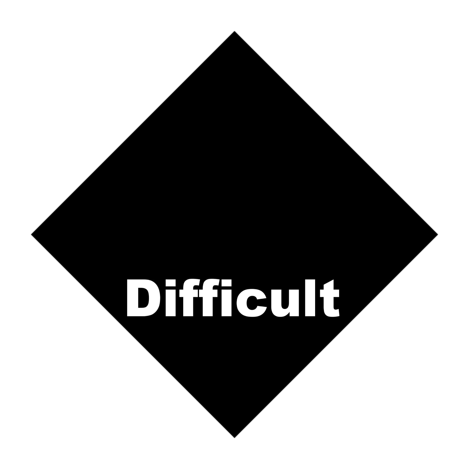 Difficult – Men’s short sleeve cotton tee
