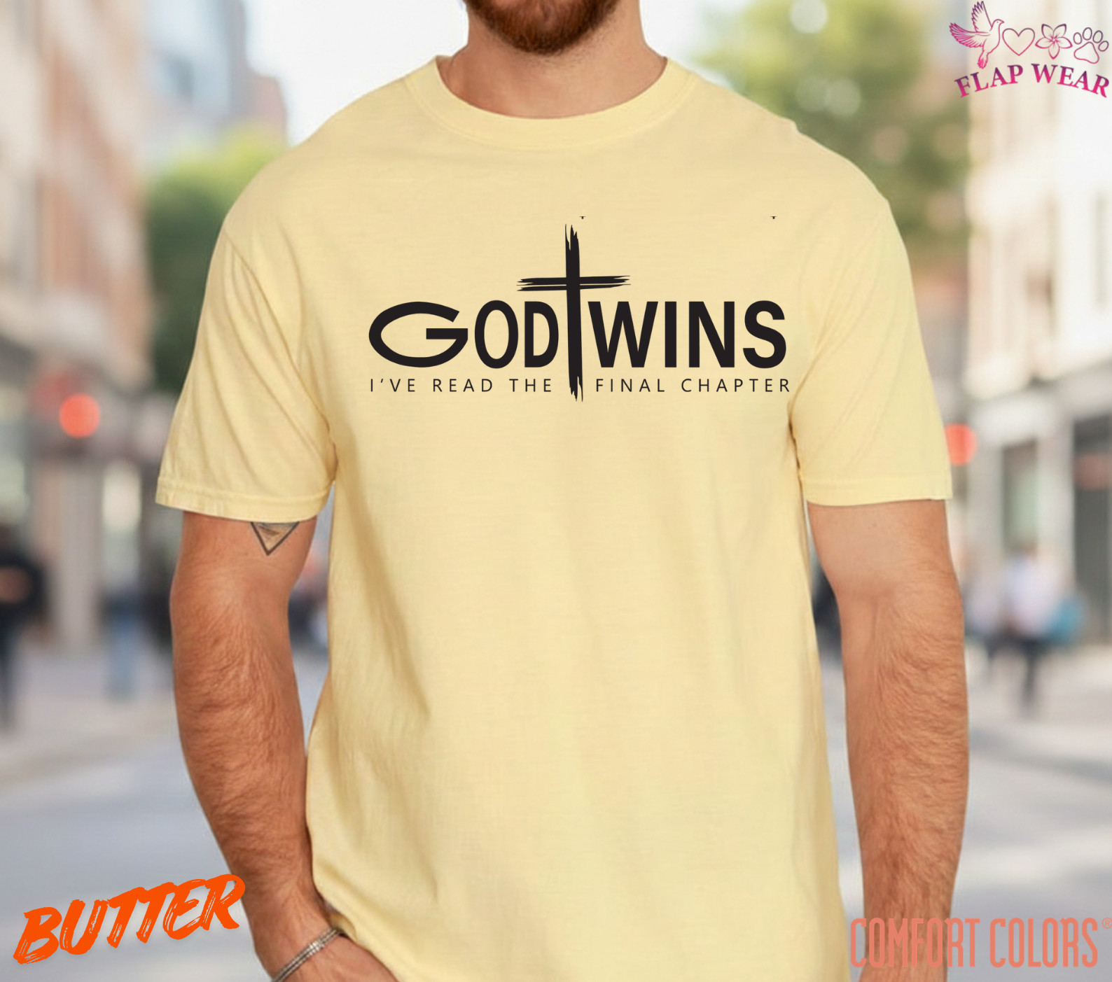 Unisex God Wins T-Shirt, Men T shirt,Women T shirt Gift Christian Cross Bible G