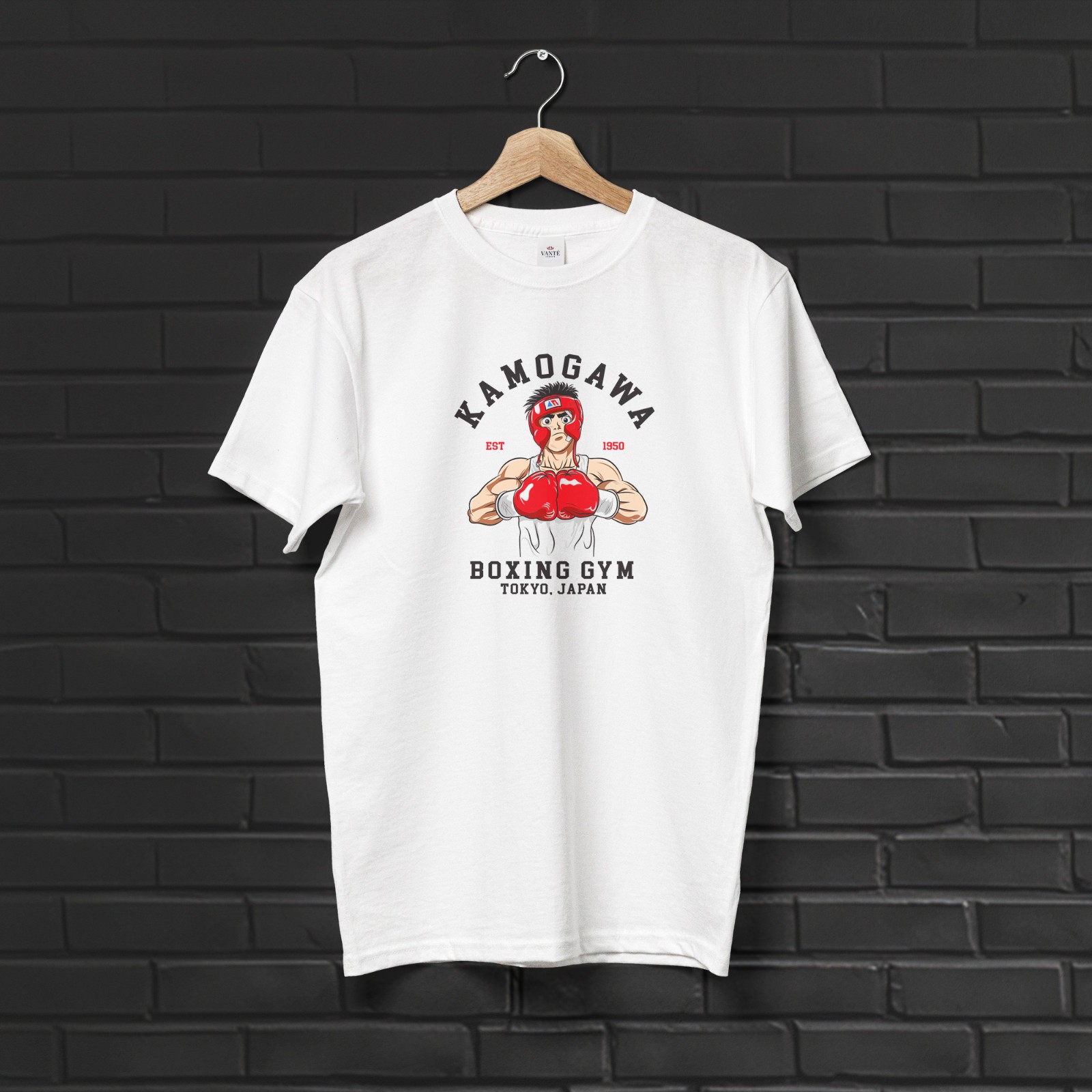 Makunouchi Kamogawa Boxing Gym Graphic Anime T-Shirt Men Unisex Cotton Tee