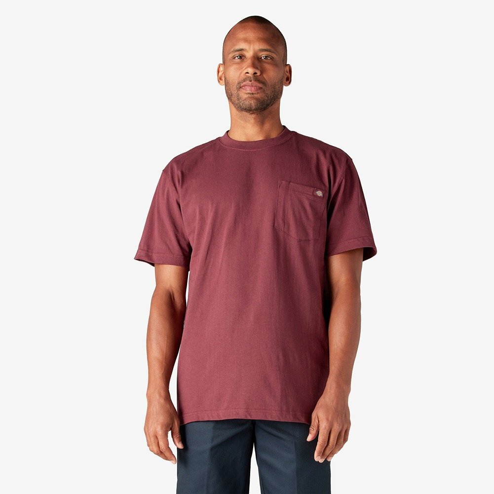Dickies Men’s T-Shirt Short Sleeve Heavyweight Pocket Relaxed Fit T-Shirt