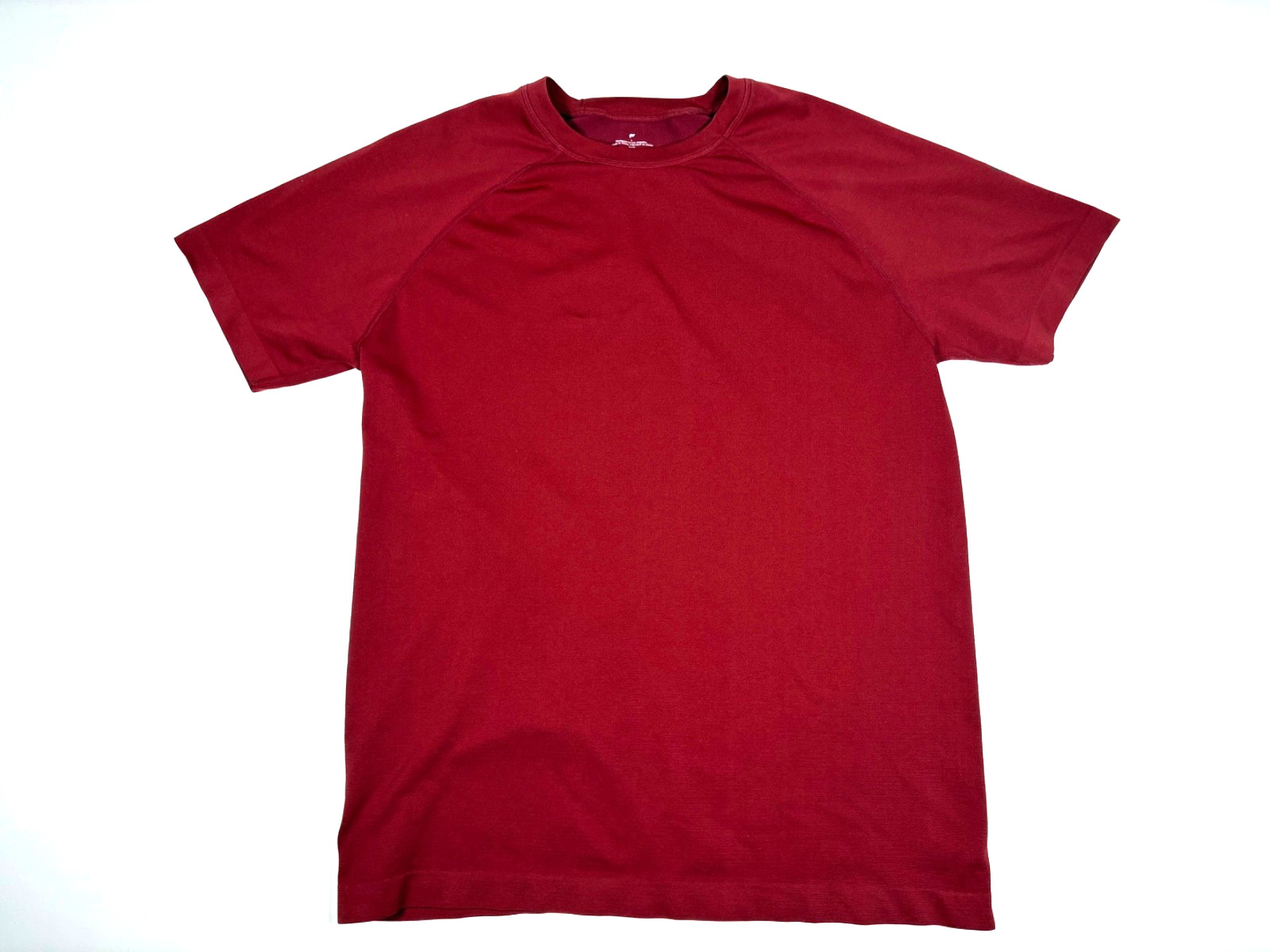 Fabletics Tshirt Mens L Red Athletic Stretch Soft Training Cotton Nylon Blend