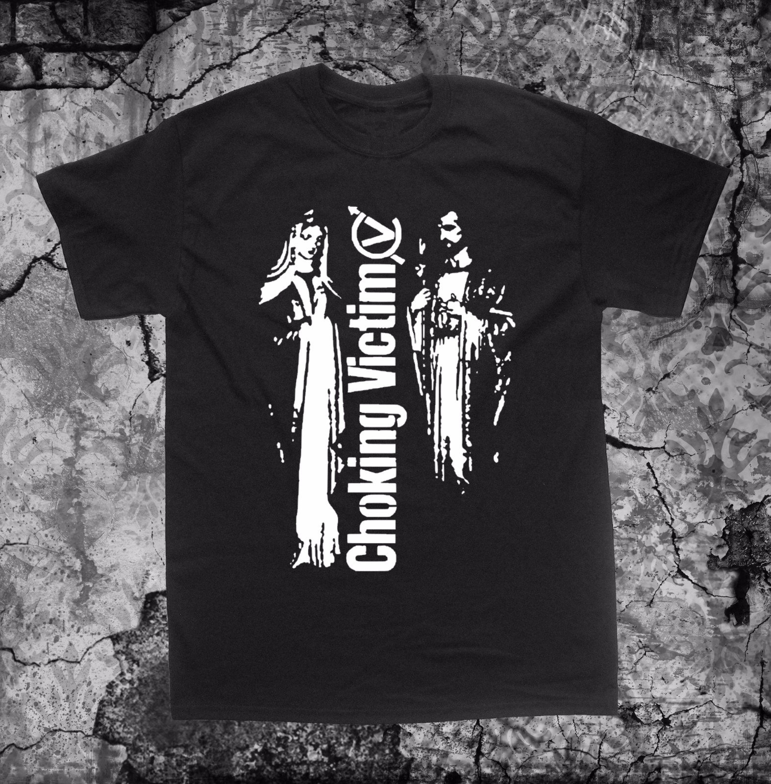 Choking Victim T Shirt Leftover Crack Subhumans Crass Amebix Citizen Fish Doom