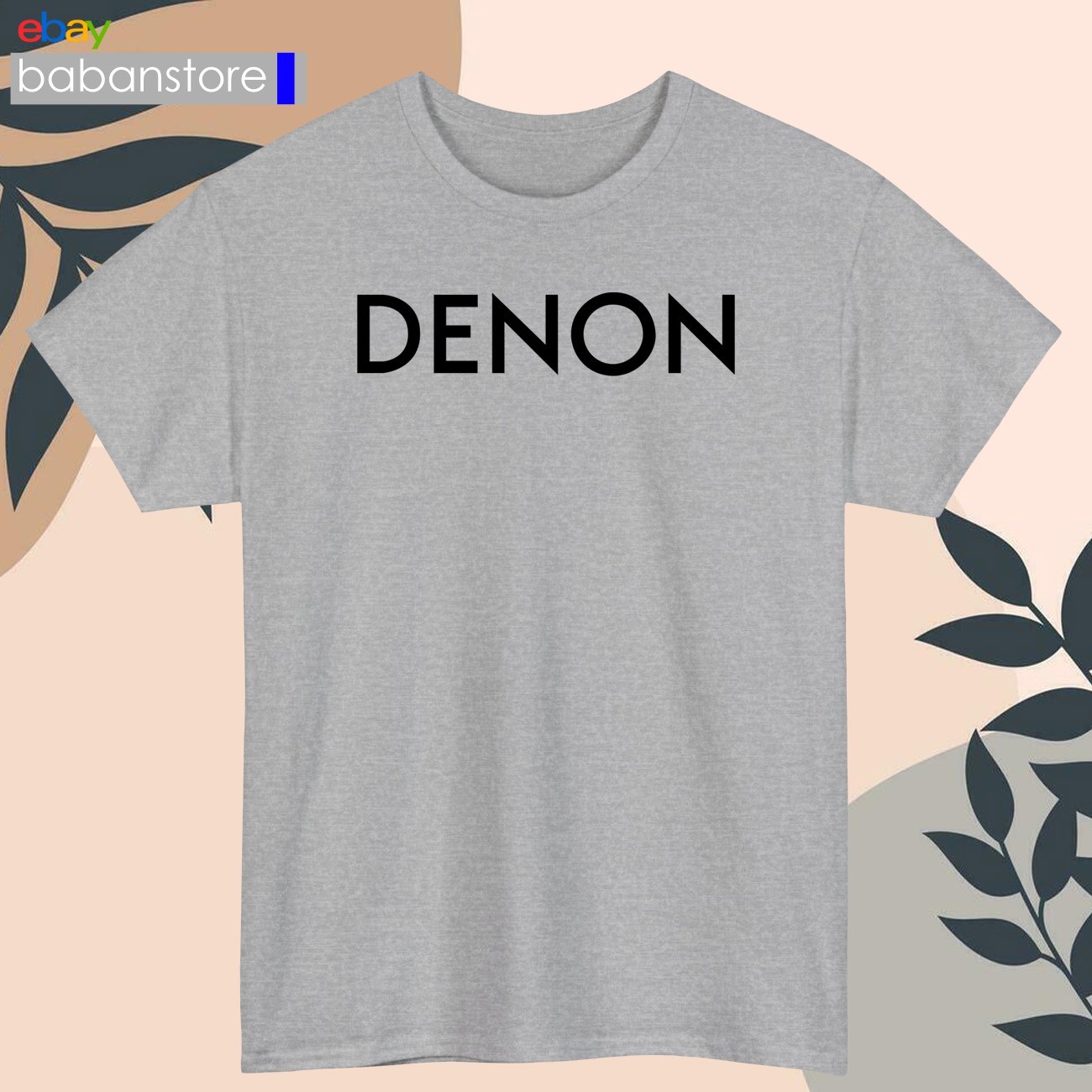 Denon Component System Logo Black/White/Grey/Navy/Red/Light Blue T-Shirt S-5XL