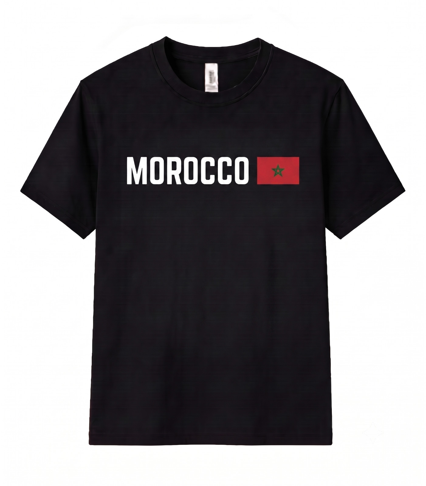 Morocco National Pride Flag Symbol Arms Tee Unisex T Shirt Men Women Country