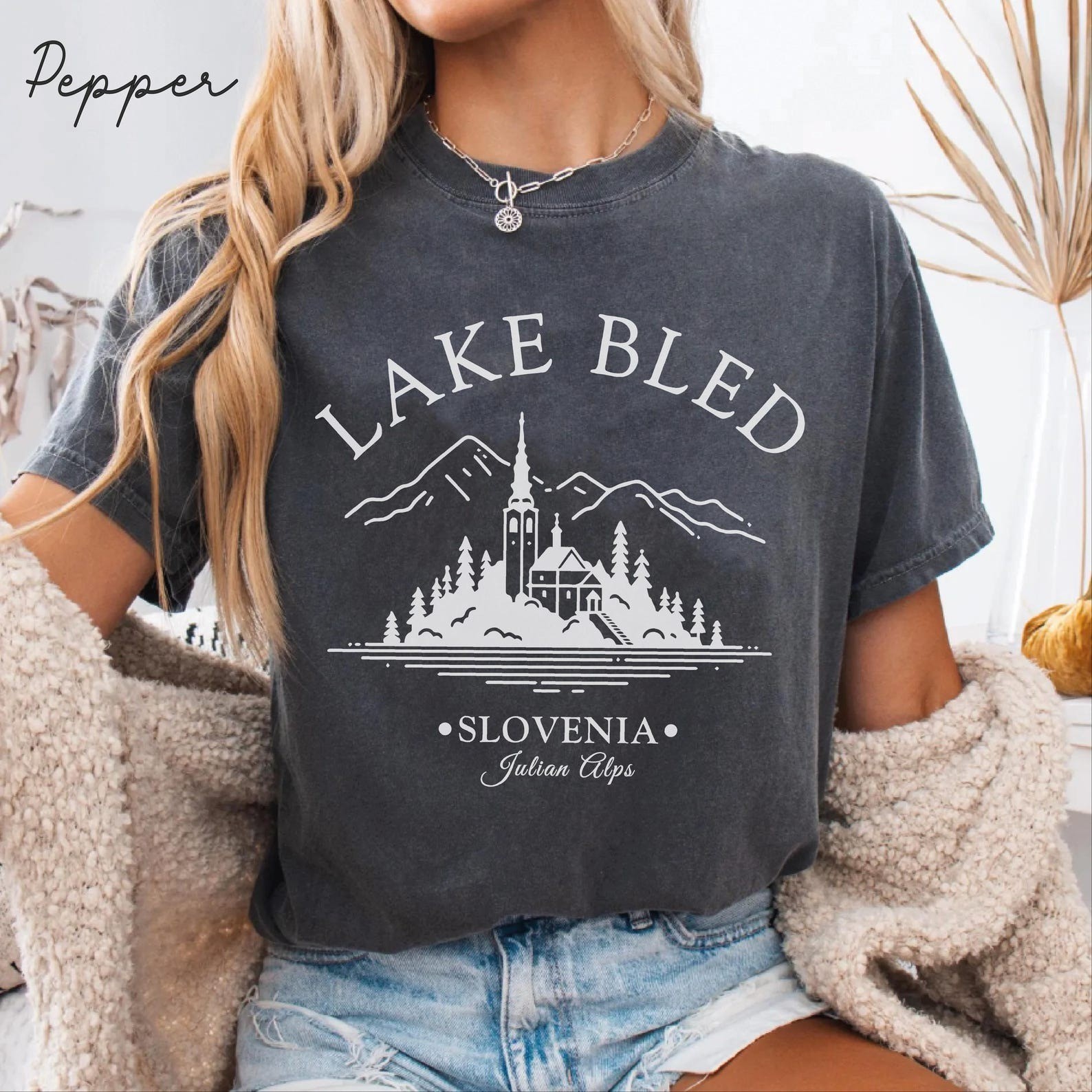 Lake Bled Shirt Unisex Travel Gift for Slovenia Trip Lover Souvenir Tee