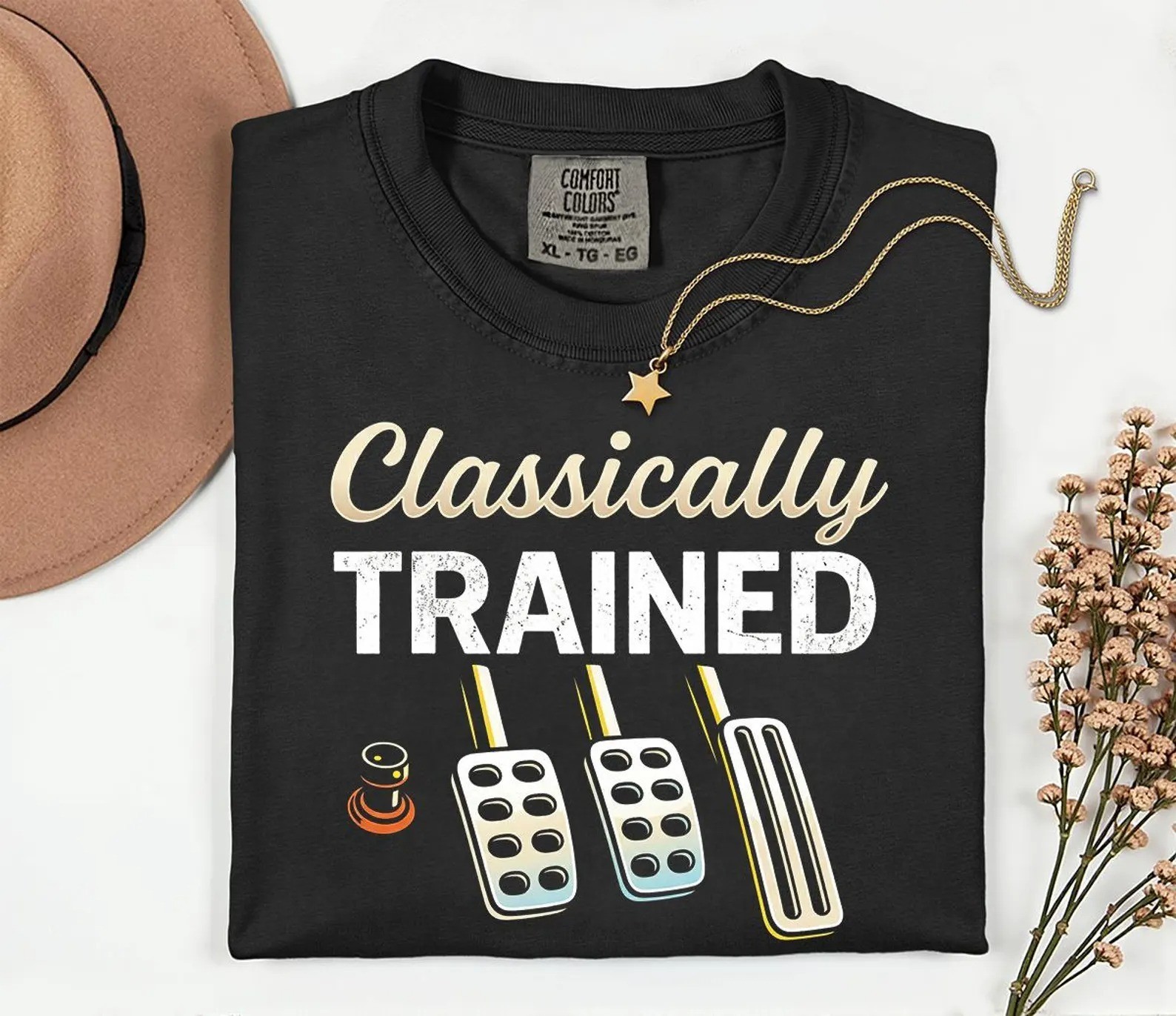 Classically Trained Shirt, Manual Transmission Tee, Car Enthusiast T-Shirt