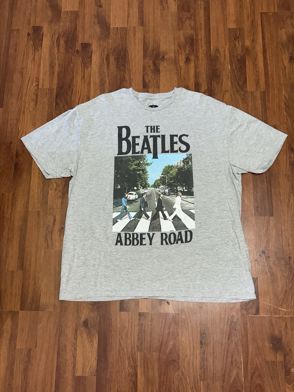 The Beatles Abbey Road Official T-shirt Gray Mens Sz 2XL 2023 Apple Corps Hybrid