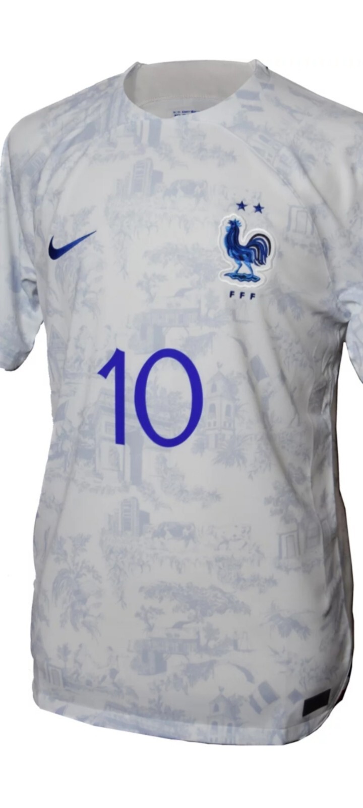 NWT Kylian Mbappe’ France Soccer Nike Dri Fit 2022 World Cup Jersey Mens Large