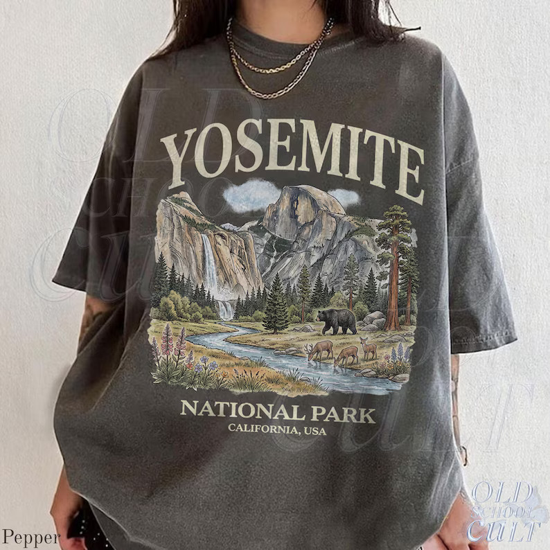 Yosemite National Park Vintage Comfort Tee