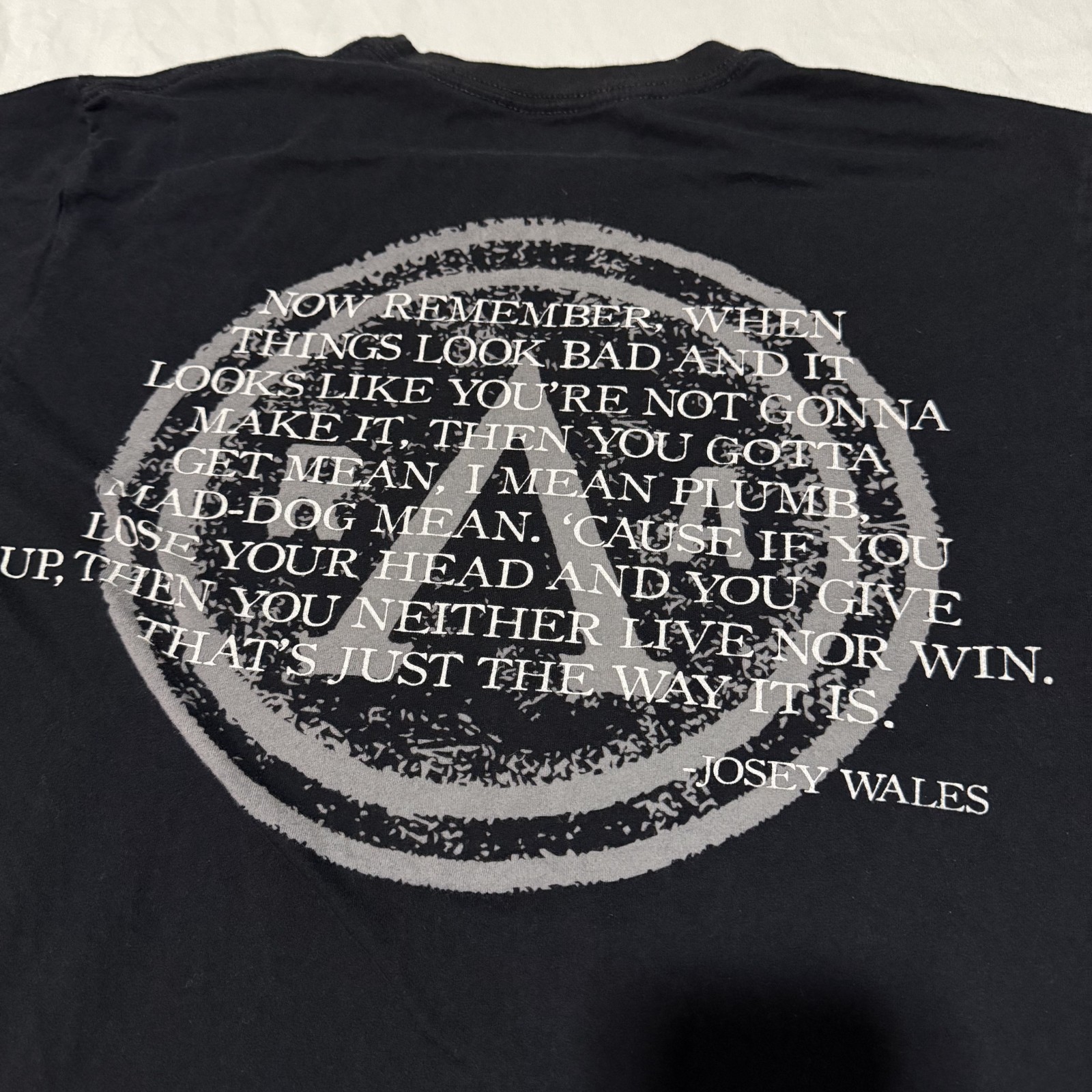 Rogue American T-Shirt – SMALL – Josey Wales w Clint Eastwood Movie Quote Tee