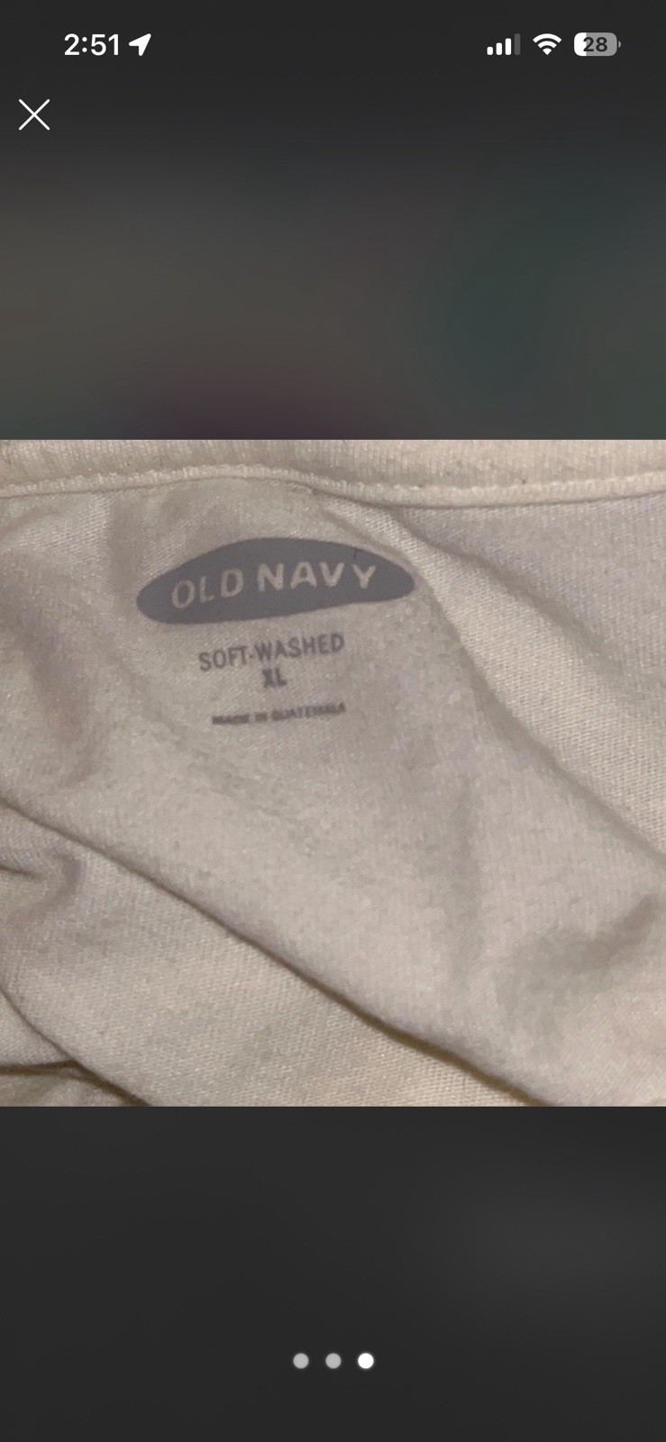 Old Navy Soft-Washed Men’s Striped Crew Neck Long Sleeve T-Shirt XL