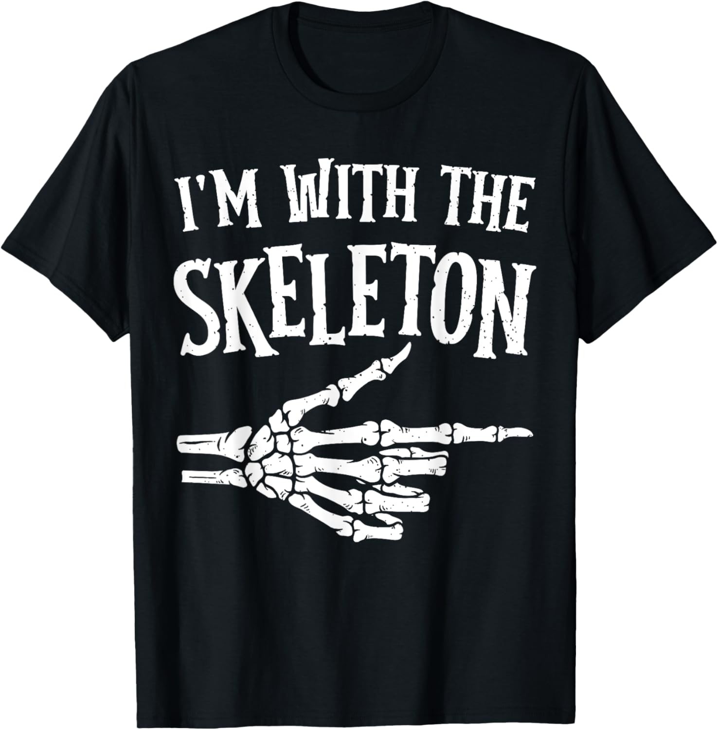 I’m with the Skeleton Funny Halloween Costume T-Shirt