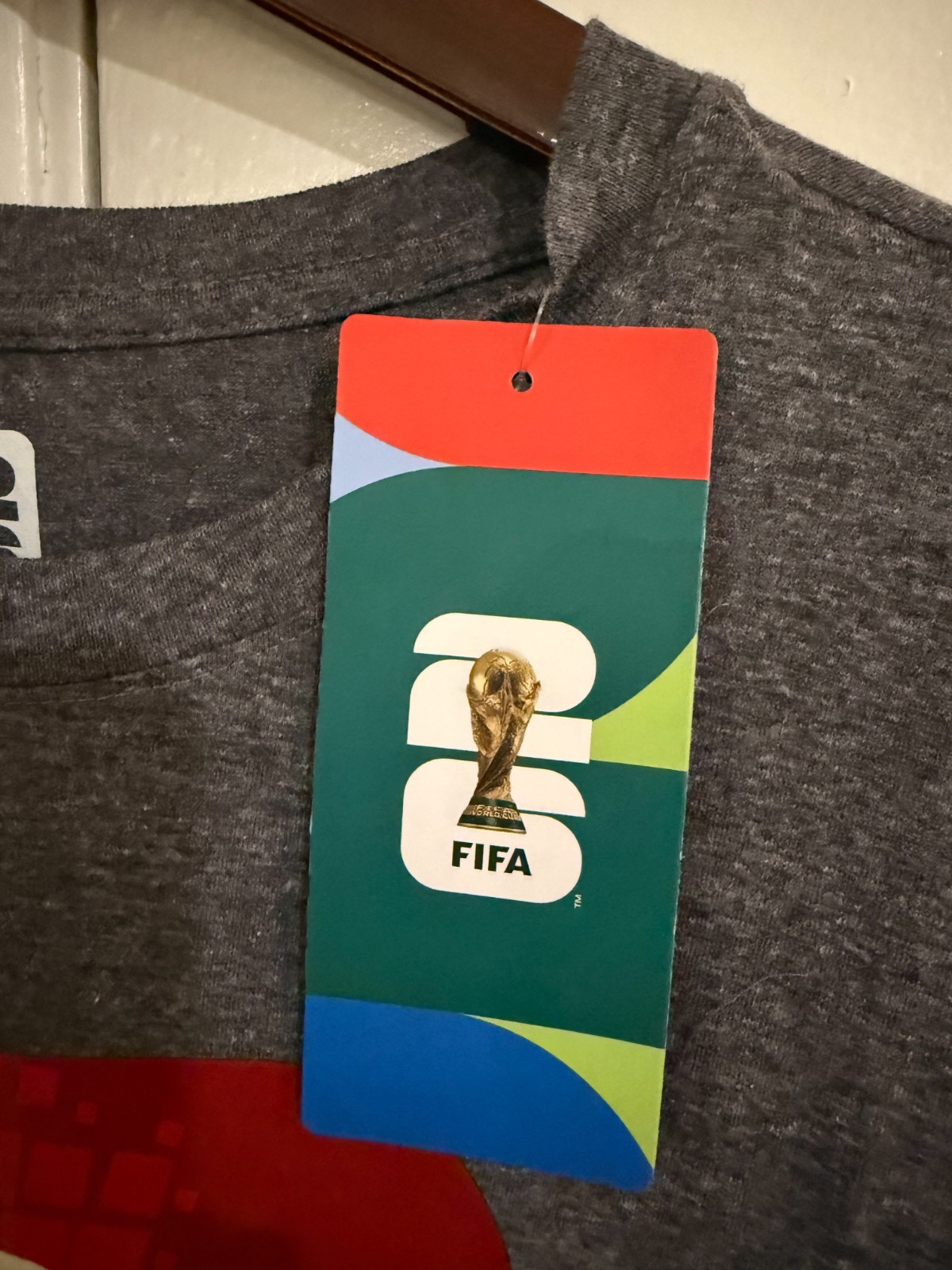 FIFA Official Licensed World Cup T Shirt XL Dark Gray BRAND NEW WITH TAGS!!!!!!