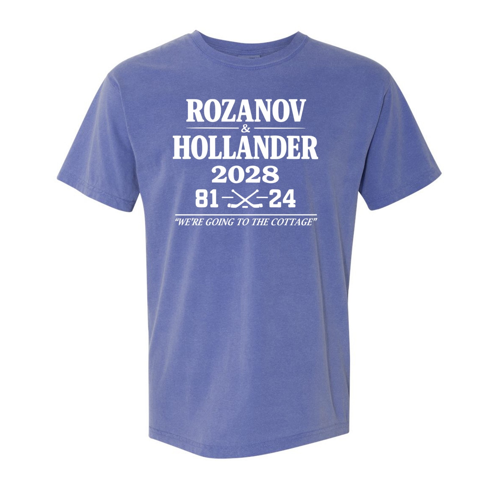 ROZANOV HOLLANDER 2028 Comfort Colors heated rivalry hockey tv show S-4x T-shirt