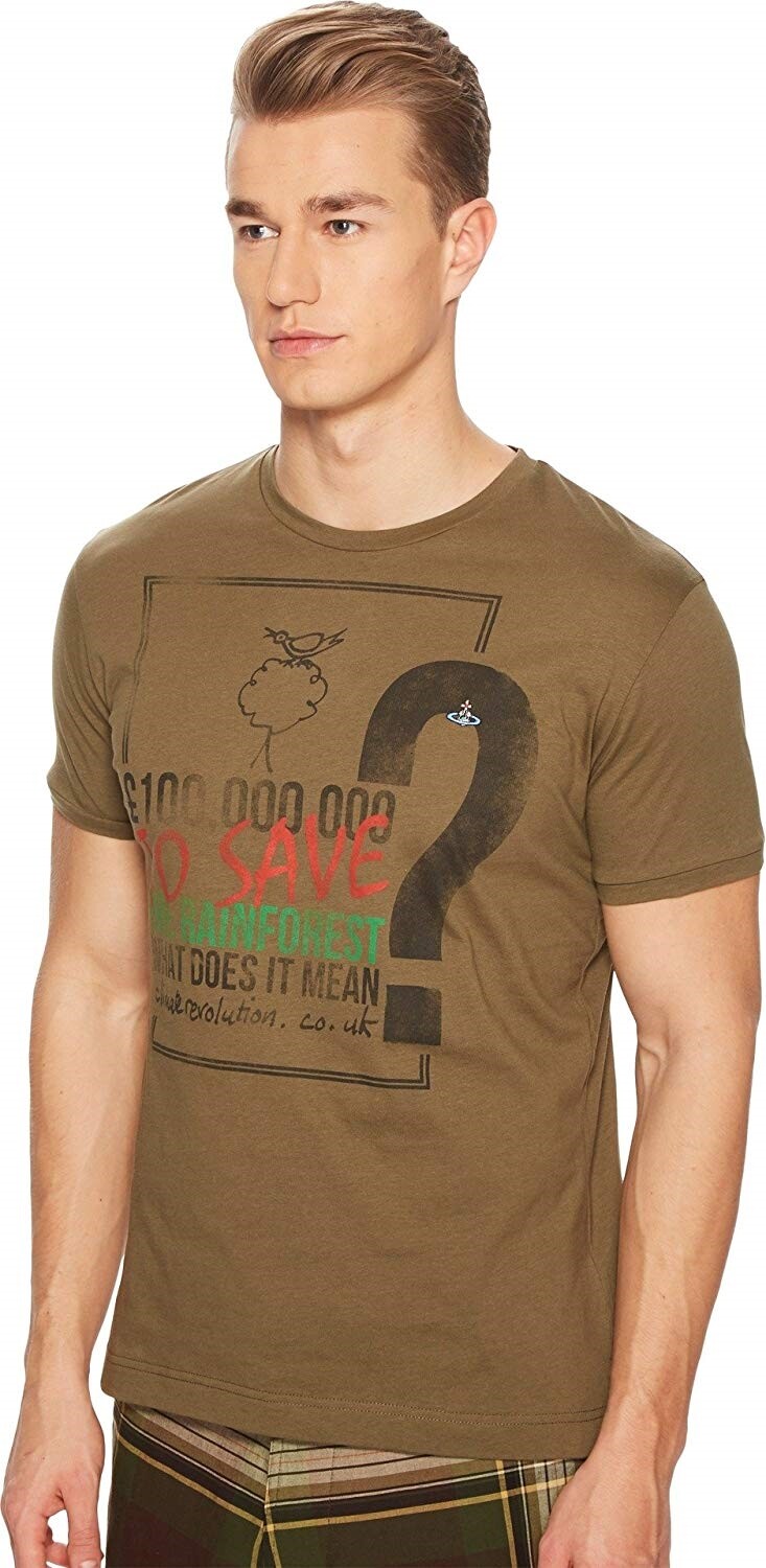 Vivienne Westwood 146223 Mens Peru T-Shirt Sz L