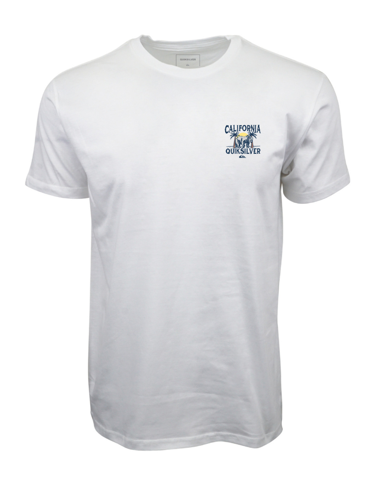 QUIKSILVER CALIFORNIA GRAPHIC WHITE T SHIRT