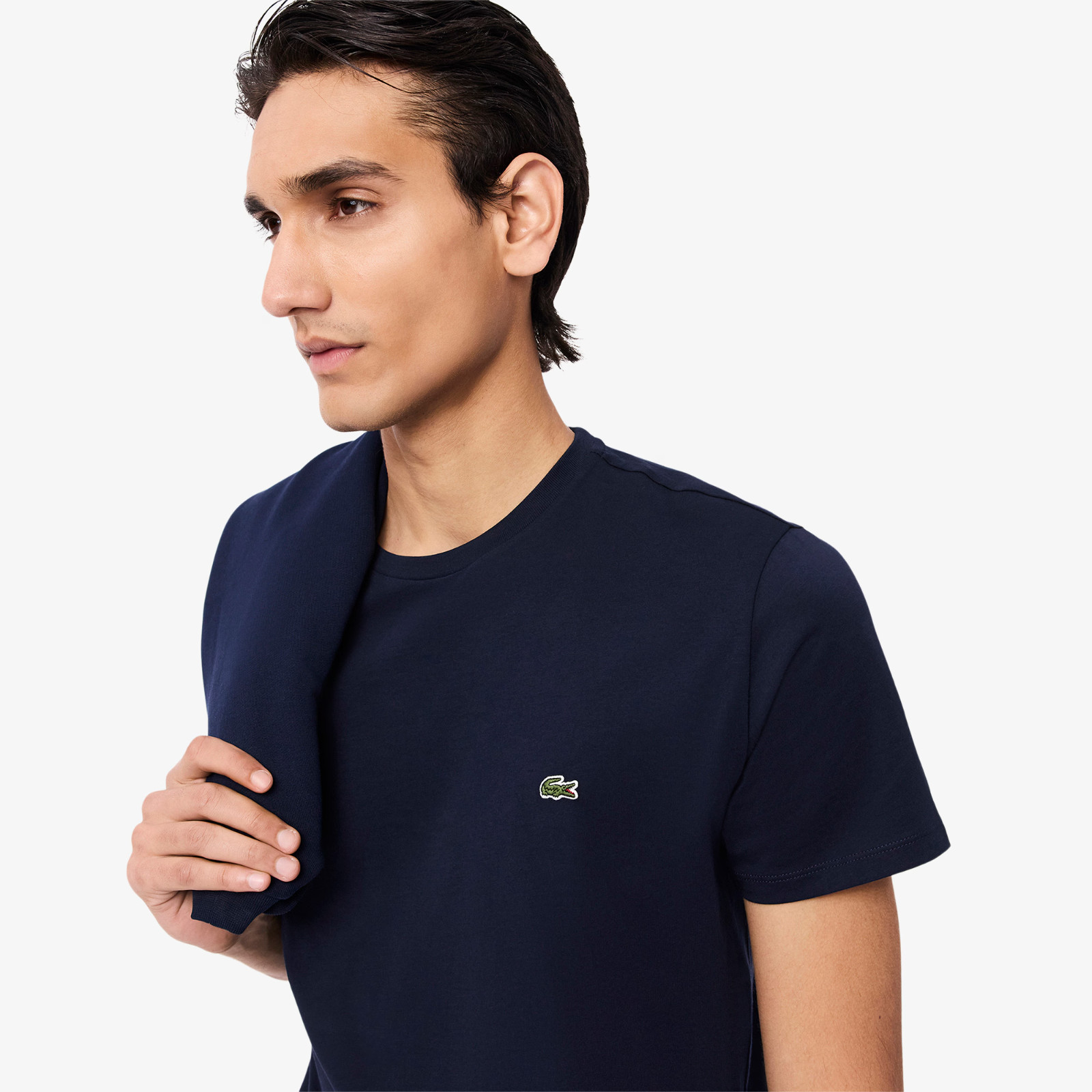 Lacoste Men’s T-Shirt Crewneck Art. TH6709 – 100% Cotton