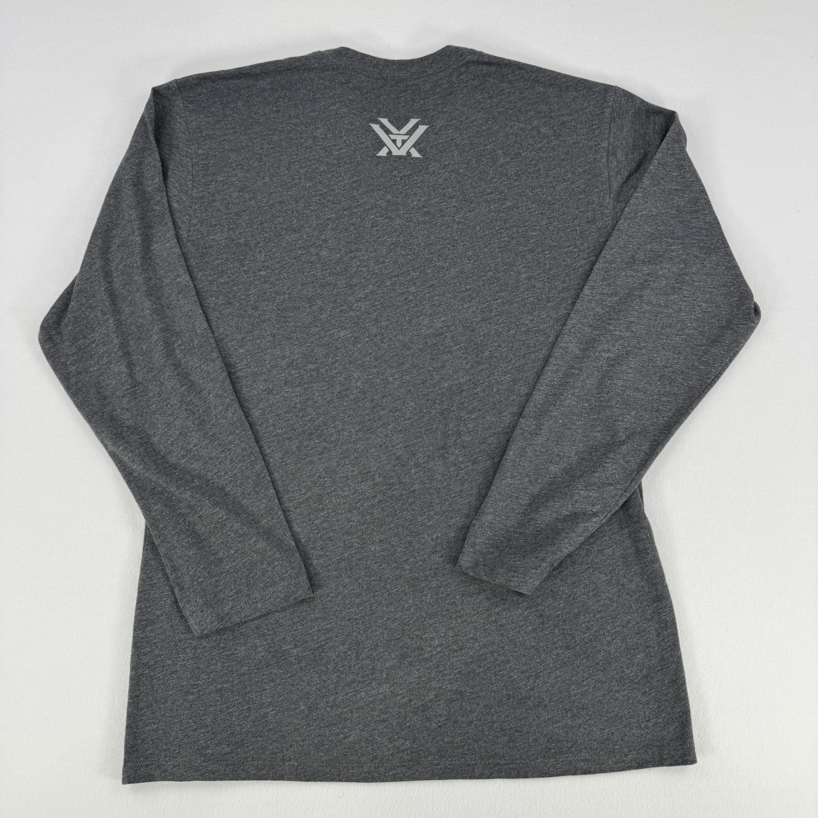 Vortex Optics Shirt T-Shirt Men’s LargeGray Long Sleeve Logo Lightweight