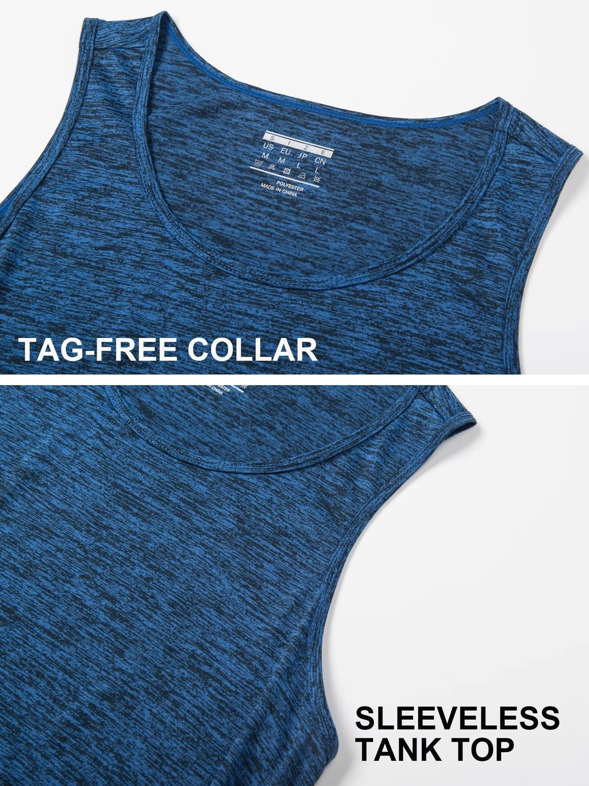 Men’s Tank Tops Sleeveless Gym Workout A-Shirt Quick Dry Muscle Shirt Summer Tee