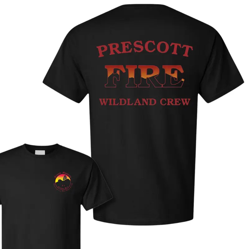 Granite Mountain Hotshots Firefighter T-Shirt, Wildland Crew Tribute Graphic Tee