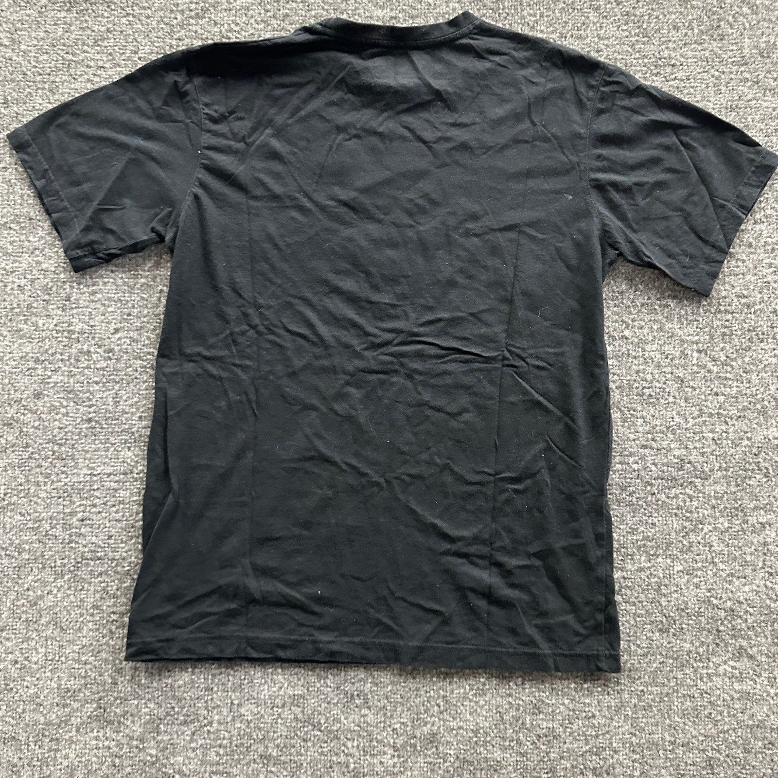 Under Armour T-Shirt Mens Size Medium Black HeatGear Ombre Graphic Logo Casual