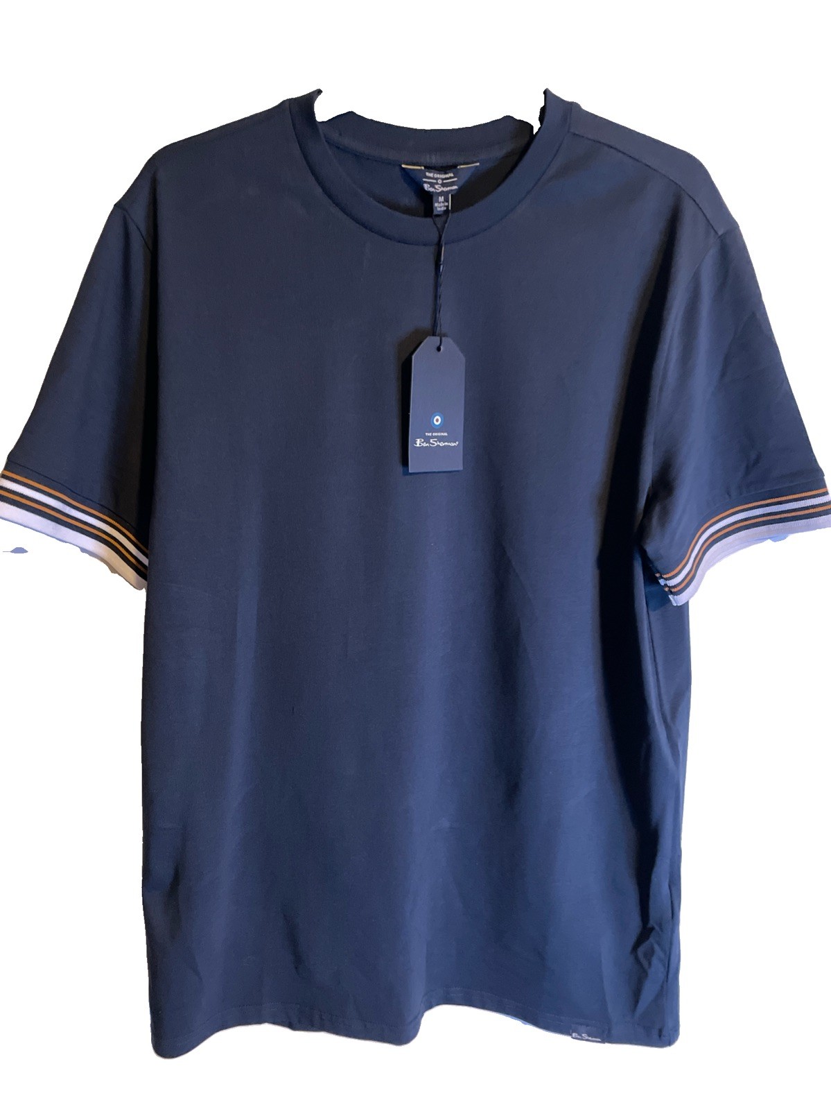 Ben Sherman T-Shirt Stretch Cotton “Navy Blazer” NEW With Tag Size M BS34SK360
