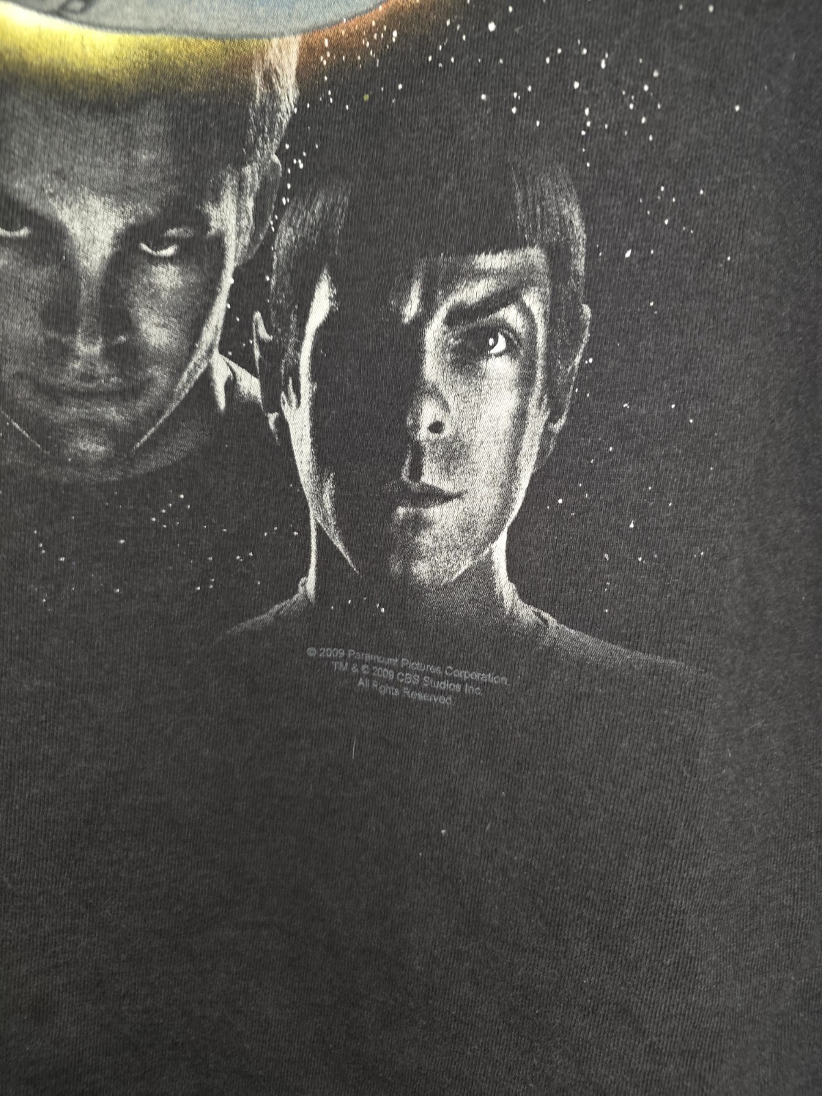Star Trek Movie 2009 T-Shirt Mens Size XL Paramount Pictures Sci-Fi Black Tee