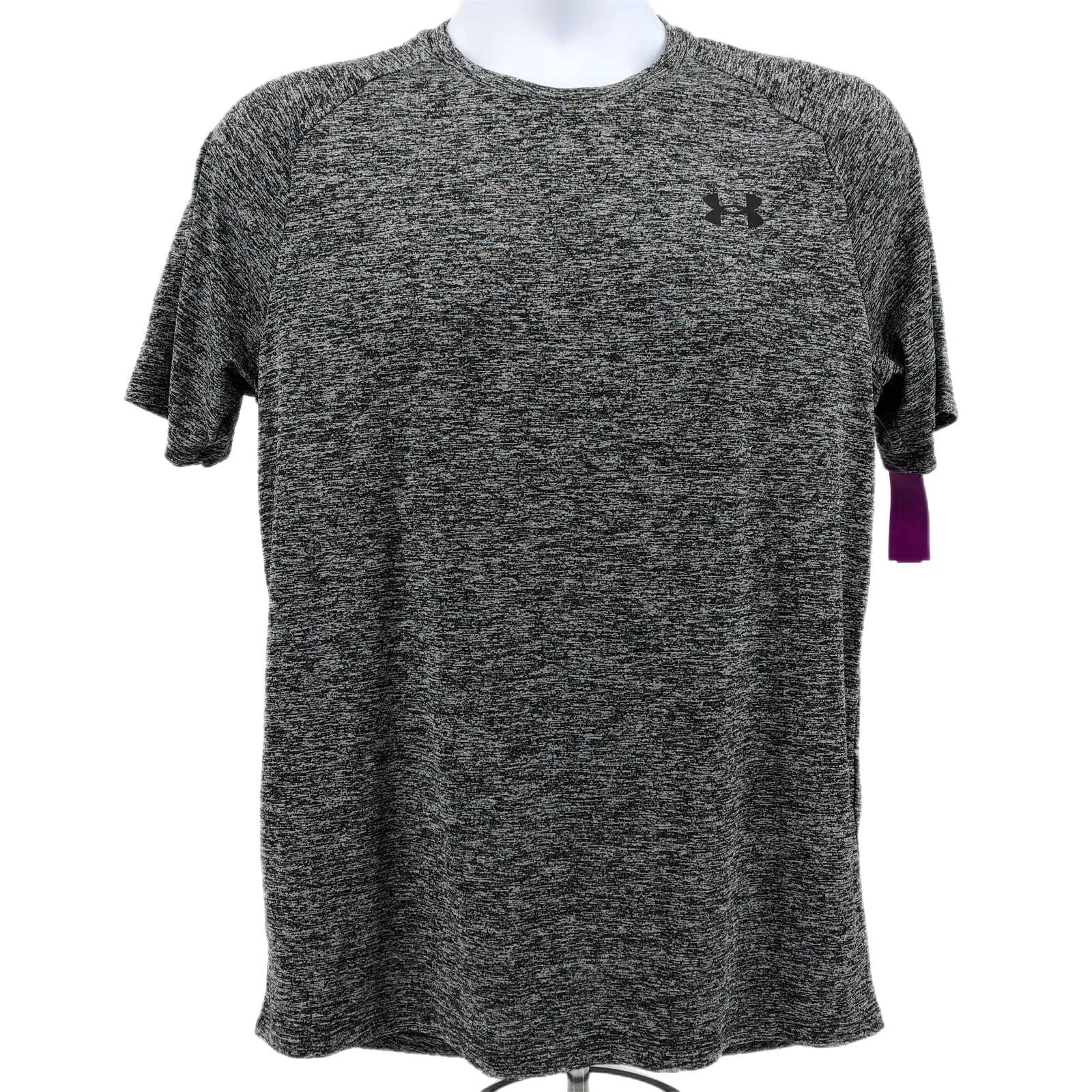 Under Armour Gray/Black Versatile T-Shirt | Perfect for Any Occasion