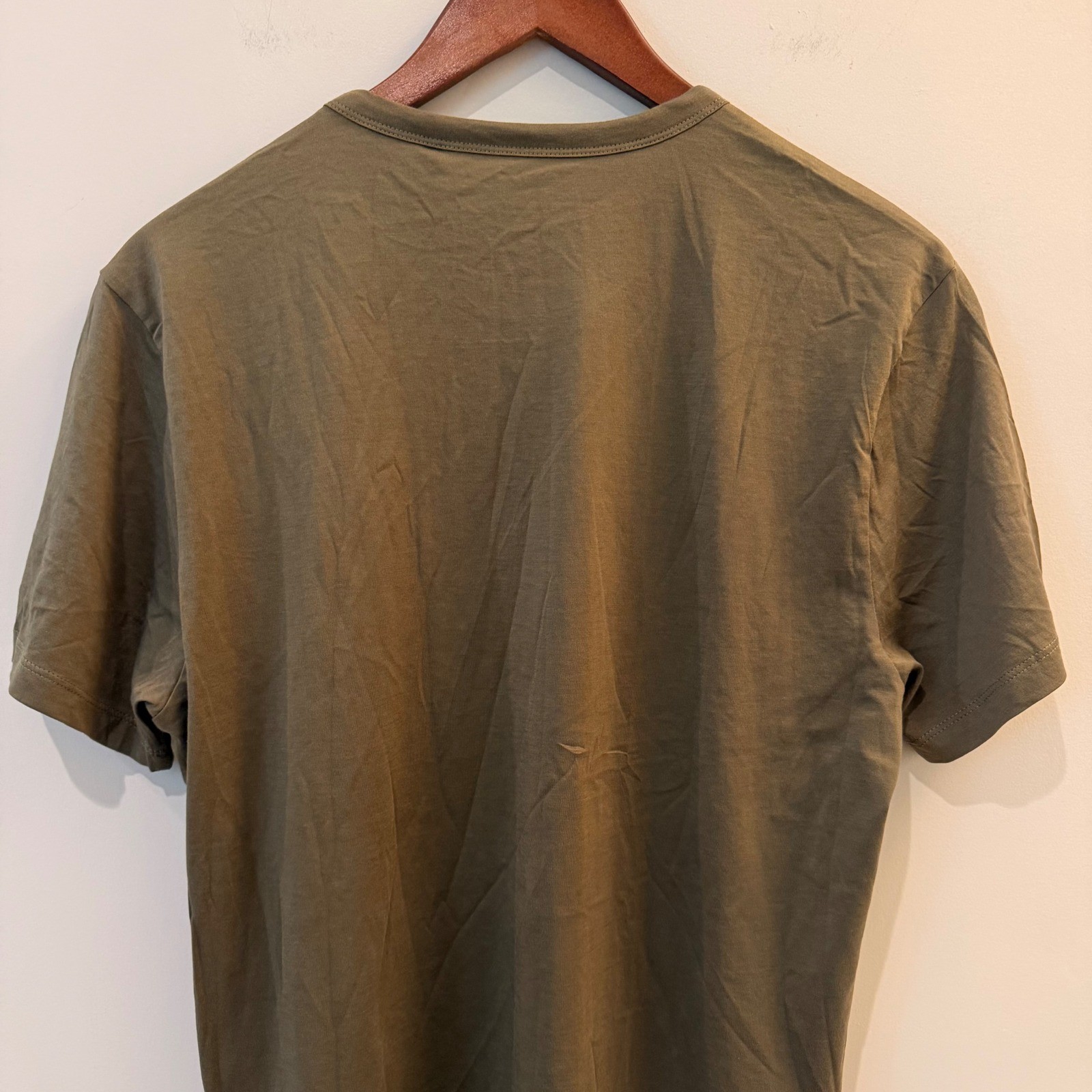 Quince Tee Set 100% Pima Cotton Luxe Touch Long Sleeve Lot of 2 Olive Navy NWOT