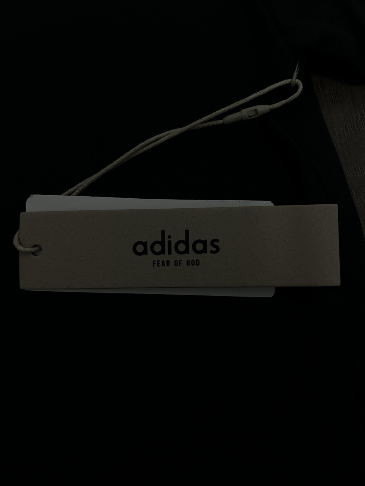 adidas Fear of God Athletics V Tee IS8736 Black V-Neck Short Sleeve T-Shirt M