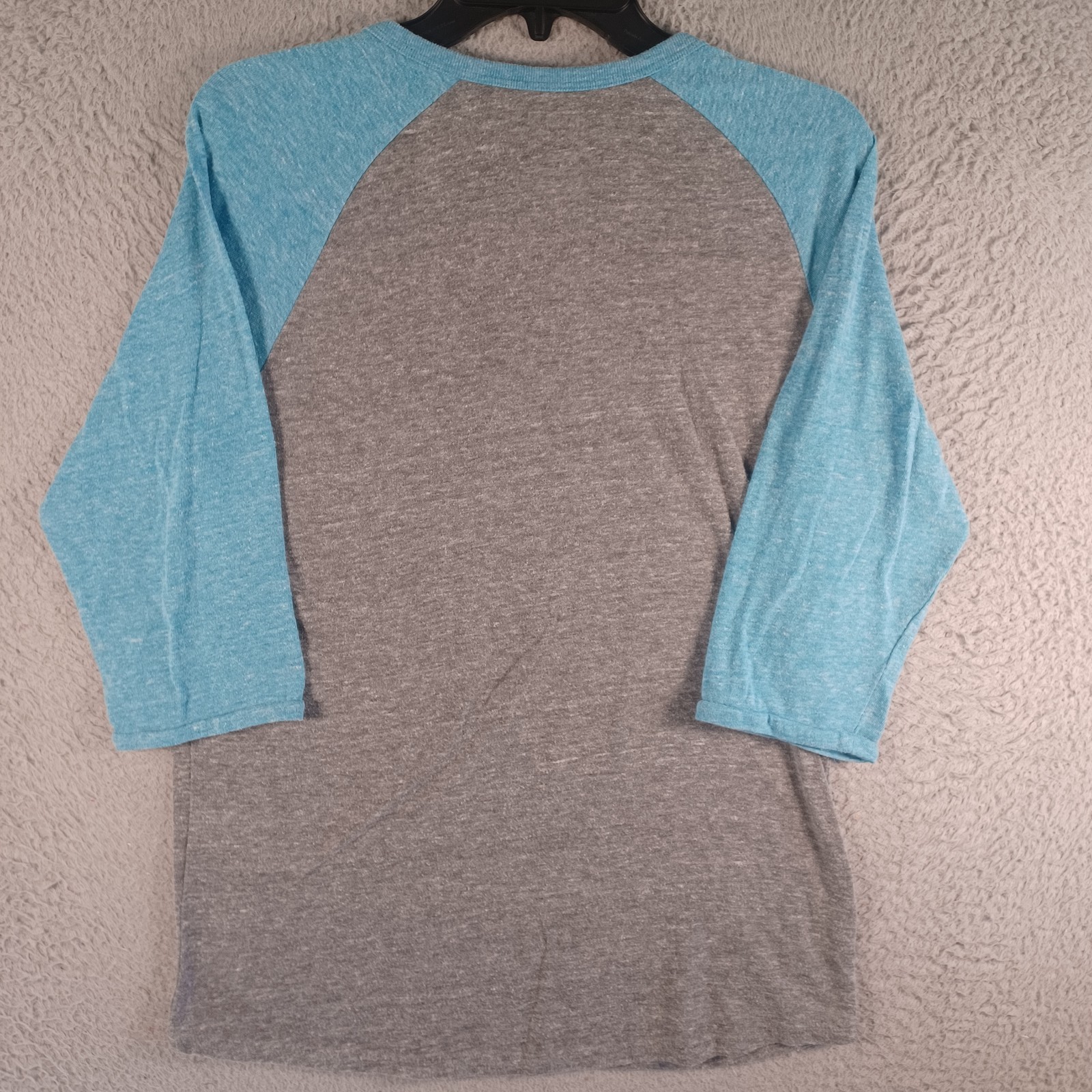 Multicolor Colorblock Shirt Size Medium Round Neck Stretch Comfortable Soft