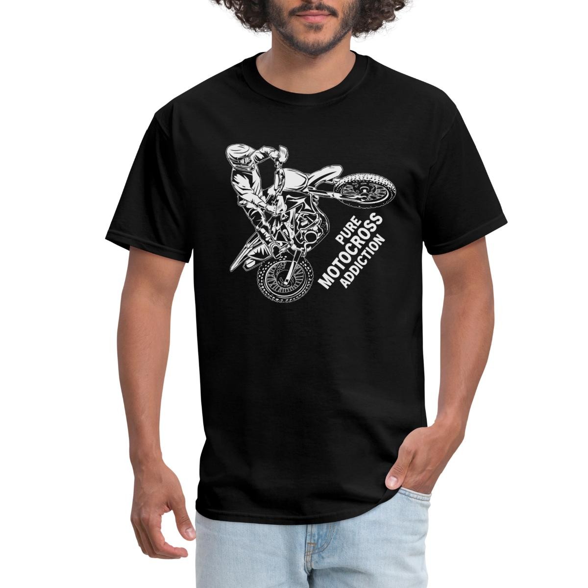 Motocross Addiction Dirt Bike Men’s T-Shirt