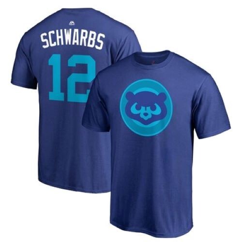 Kyle Schwarber Schwarbs Royal Chicago Cubs 2018 Players’ Weekend T-shirt